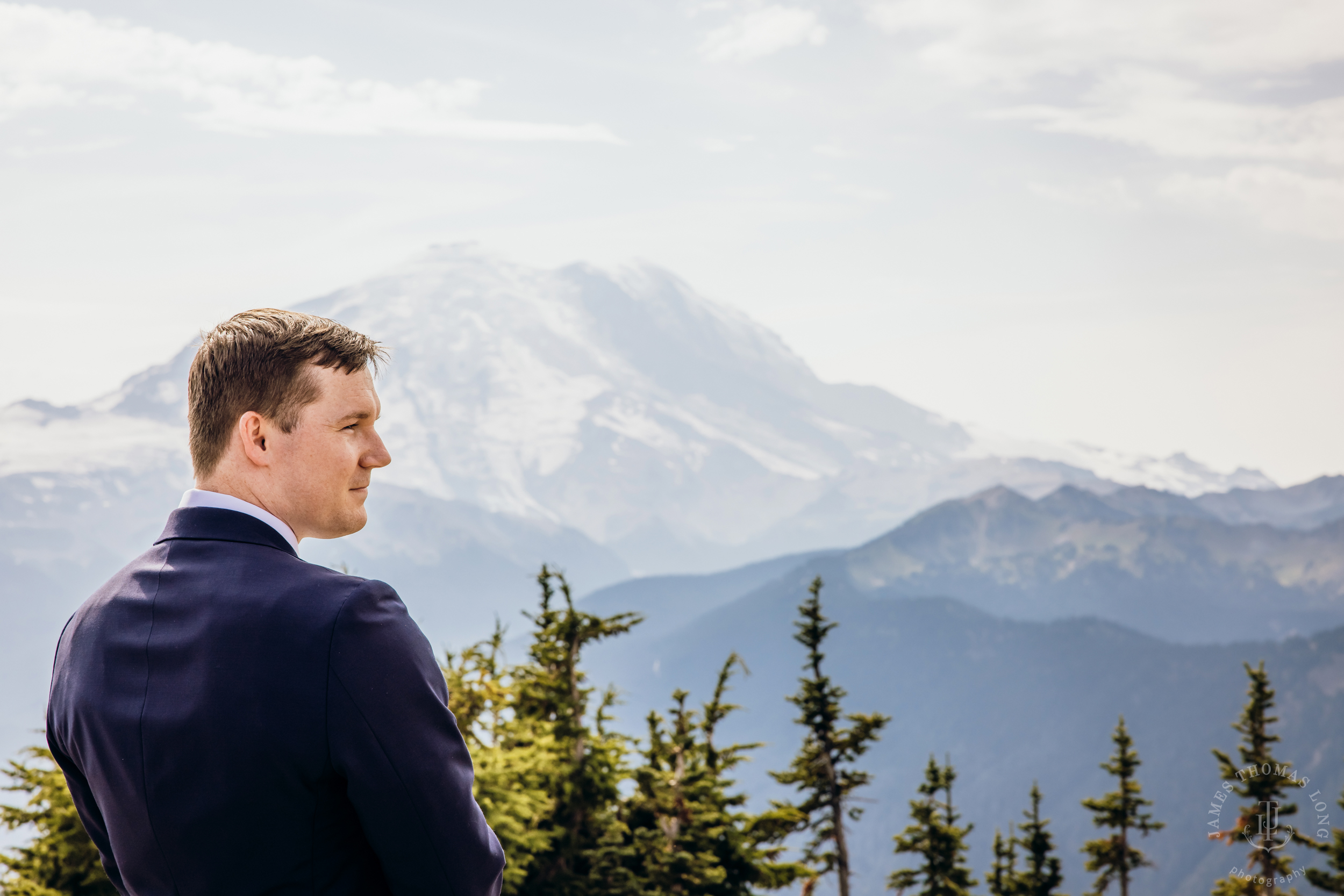 Crystal Mountain, WA wedding by Seattle wedding photographer James Thomas Long Photography