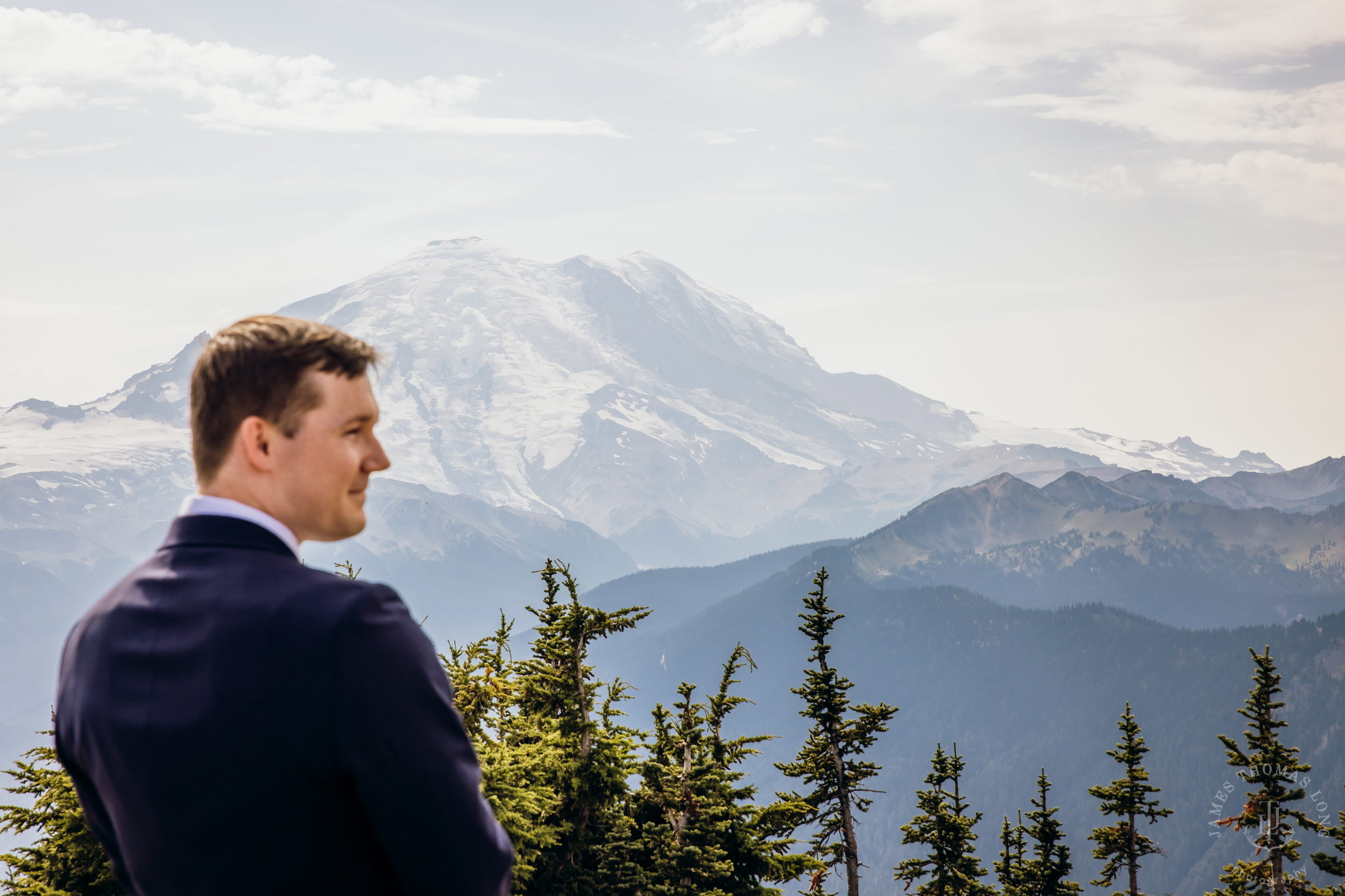 Crystal Mountain, WA wedding by Seattle wedding photographer James Thomas Long Photography