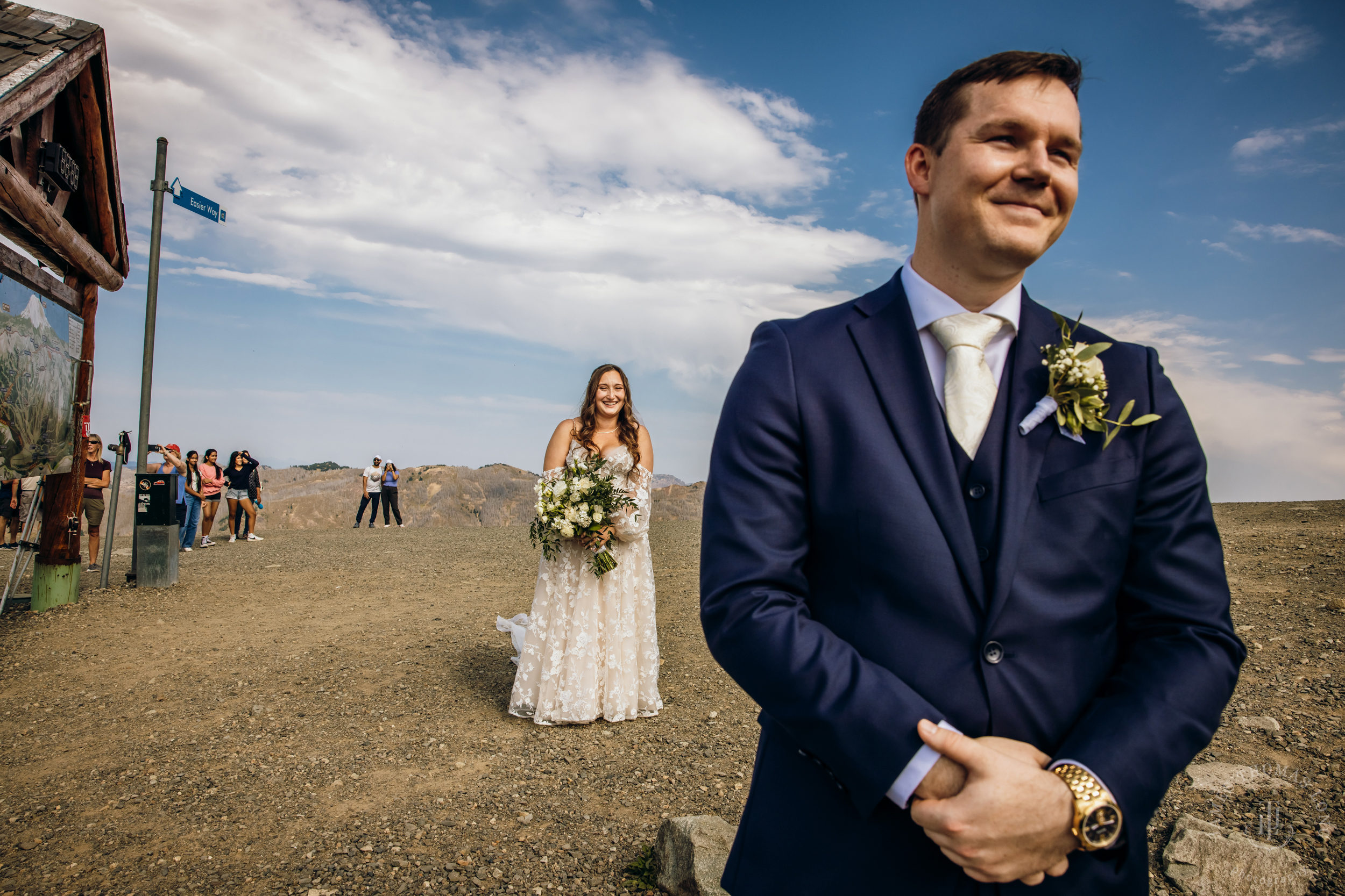 Crystal Mountain, WA wedding by Seattle wedding photographer James Thomas Long Photography