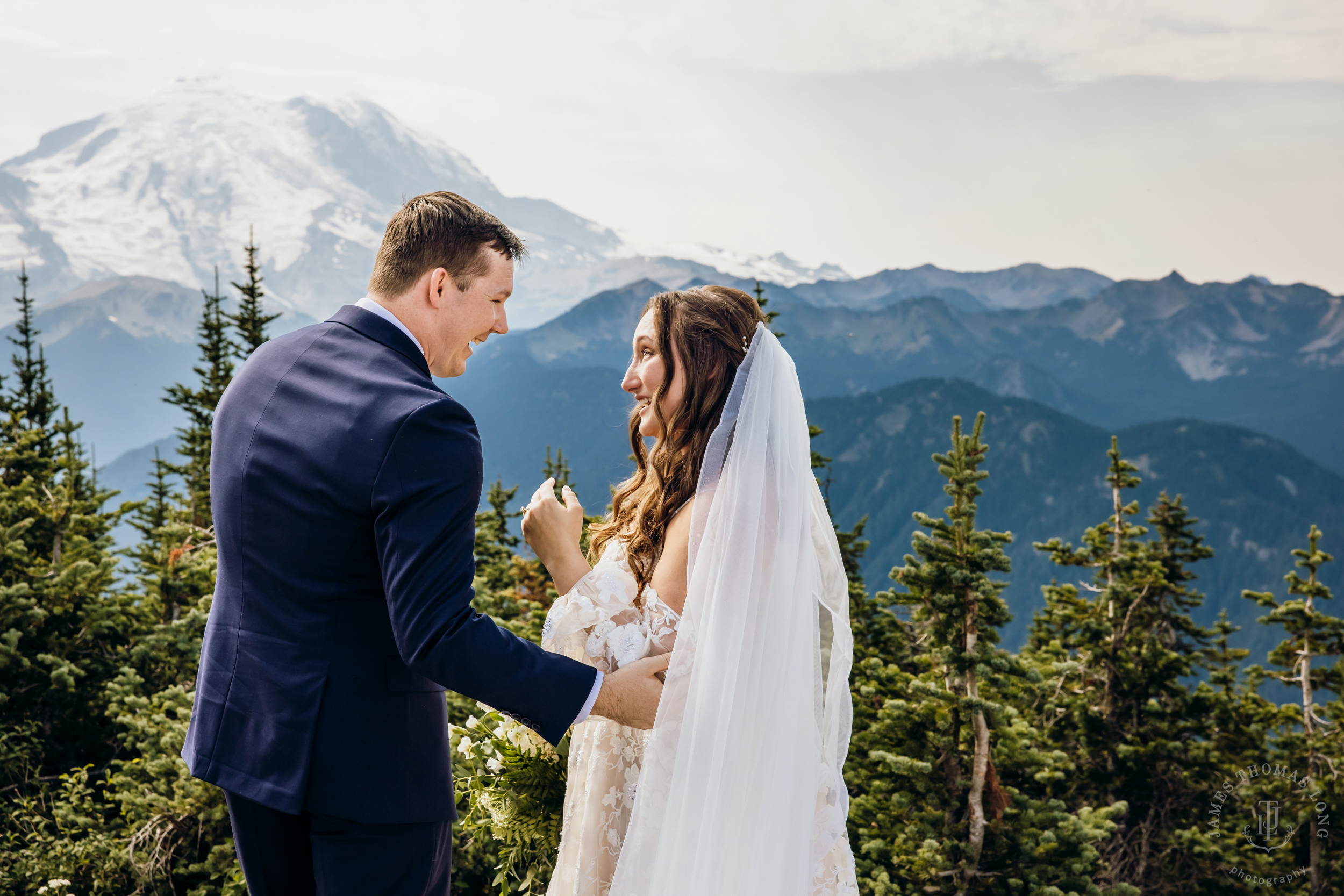 Crystal Mountain, WA wedding by Seattle wedding photographer James Thomas Long Photography