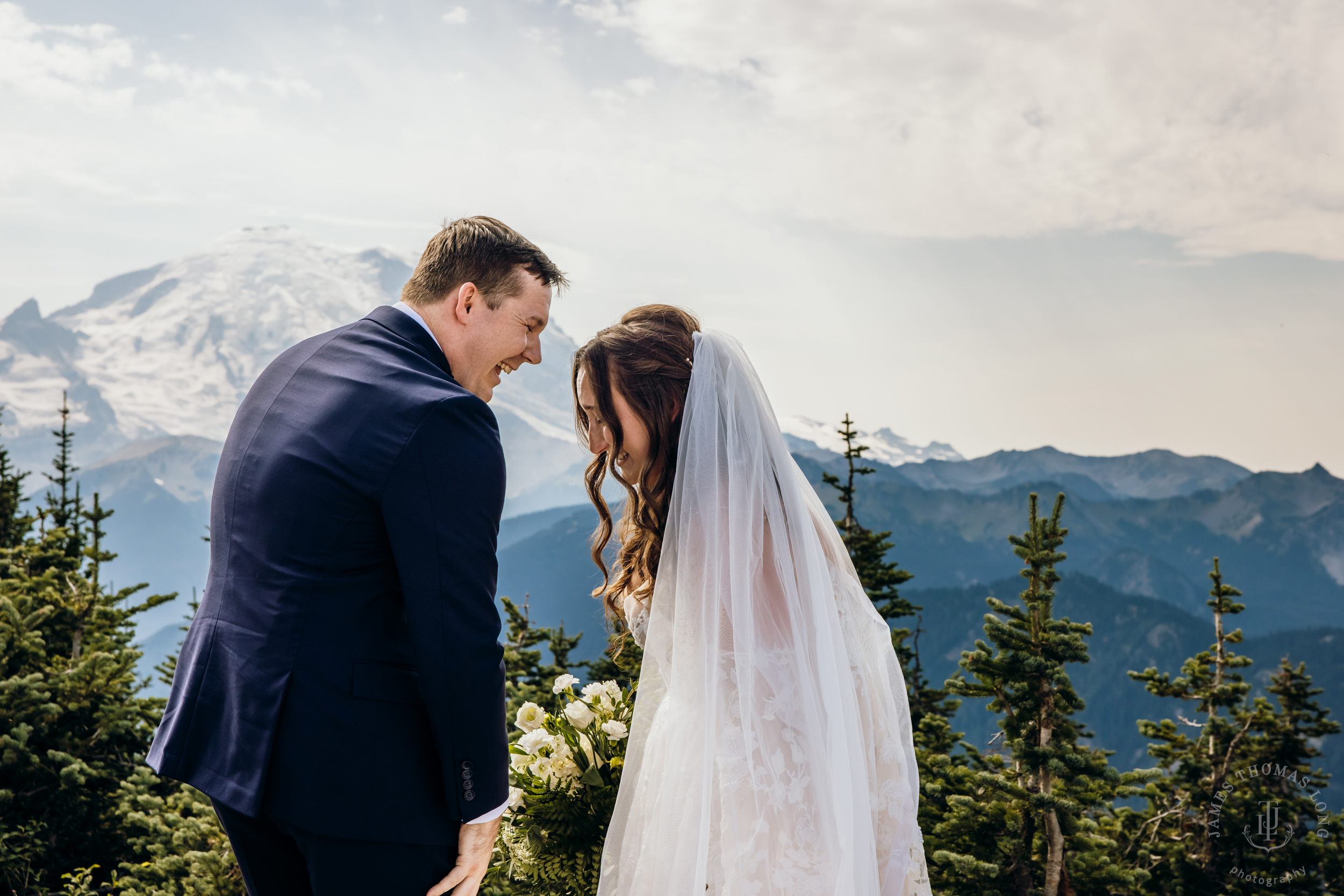 Crystal Mountain, WA wedding by Seattle wedding photographer James Thomas Long Photography