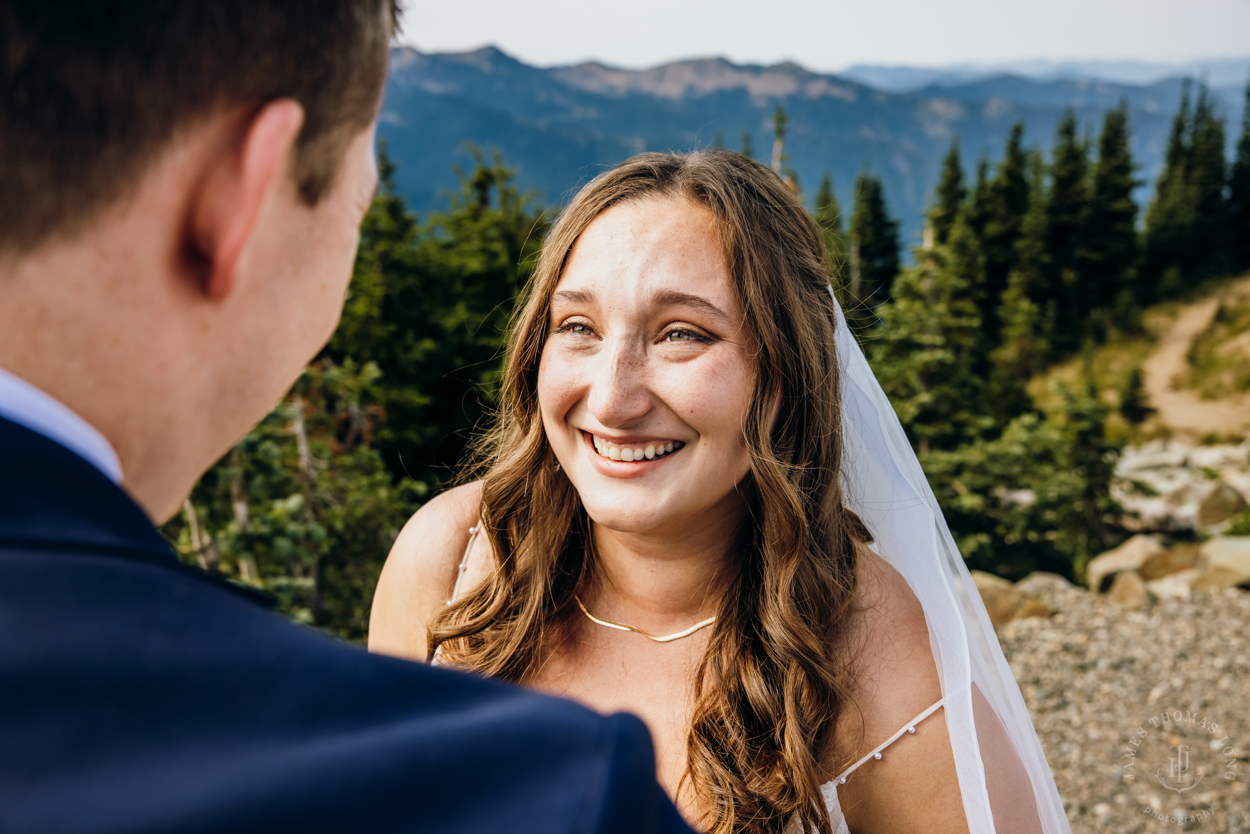 Crystal Mountain, WA wedding by Seattle wedding photographer James Thomas Long Photography