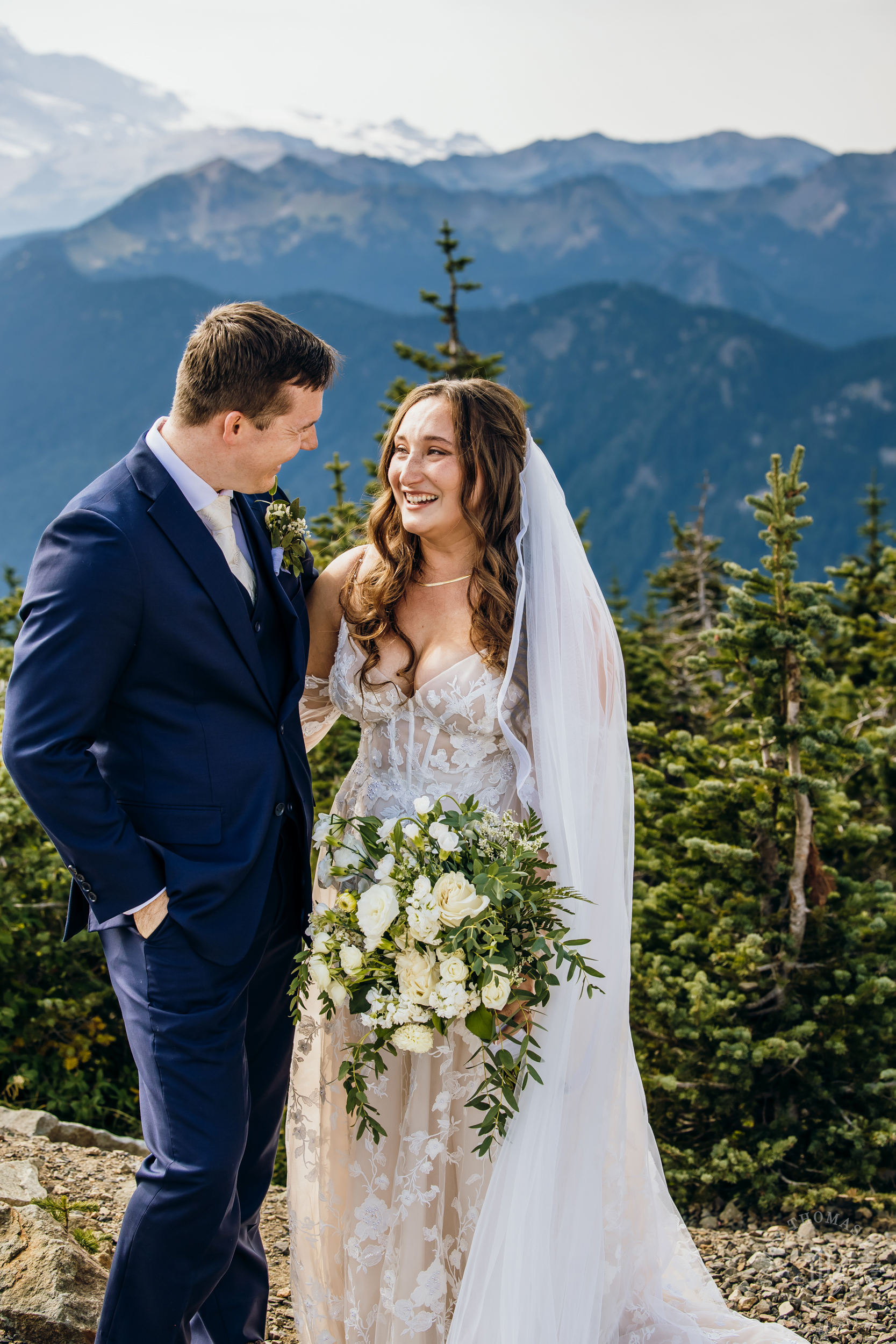 Crystal Mountain, WA wedding by Seattle wedding photographer James Thomas Long Photography