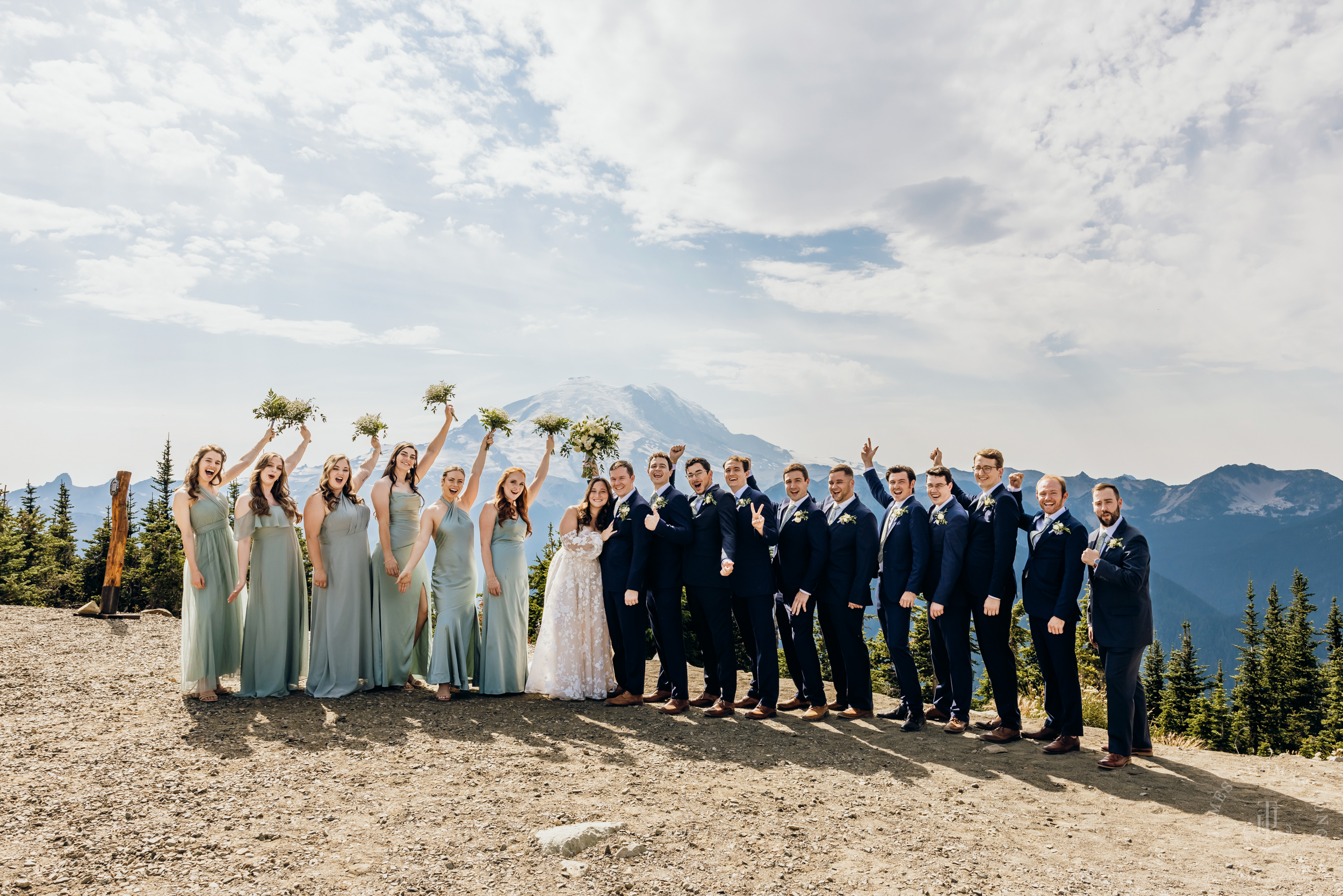 Crystal Mountain, WA wedding by Seattle wedding photographer James Thomas Long Photography