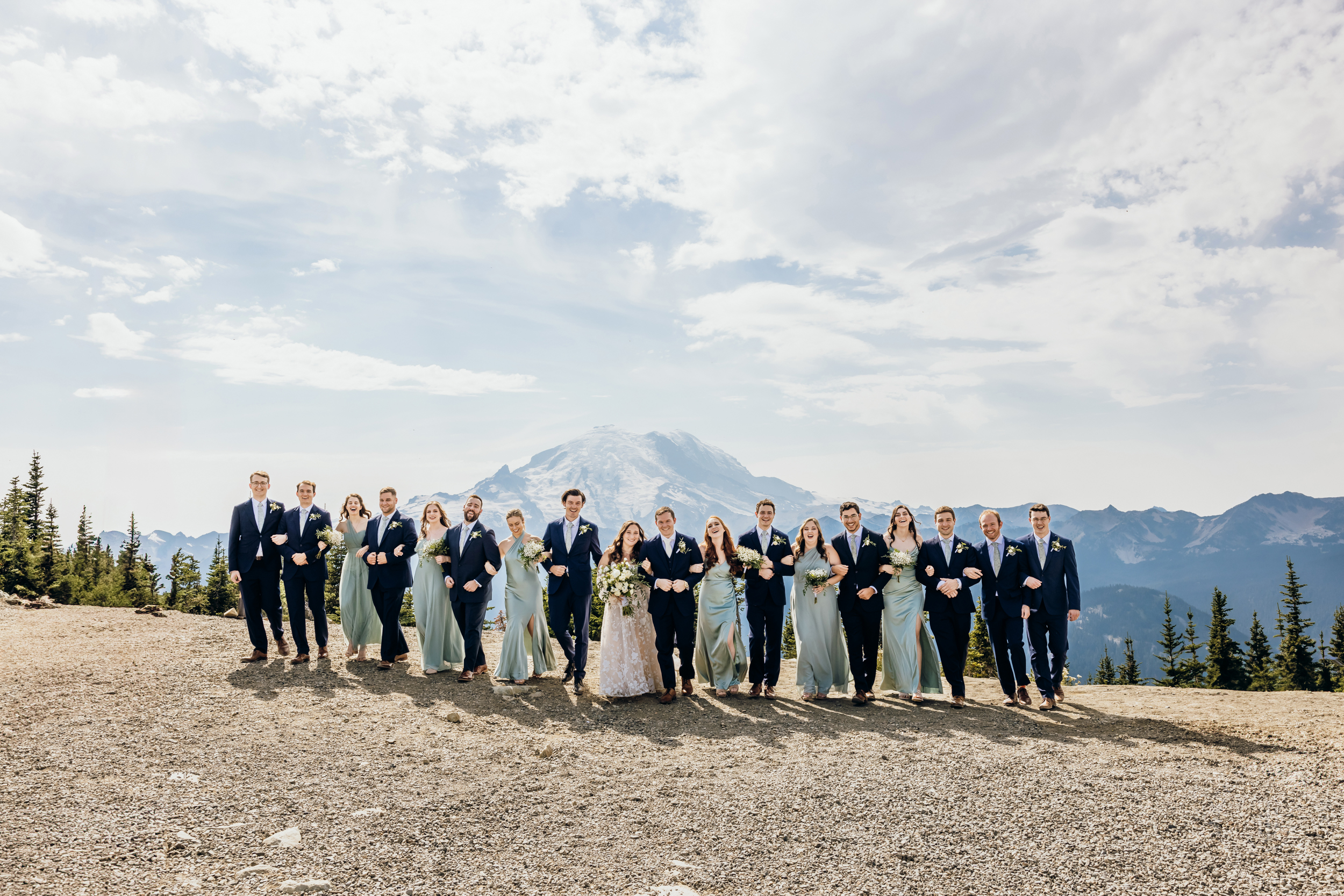 Crystal Mountain, WA wedding by Seattle wedding photographer James Thomas Long Photography