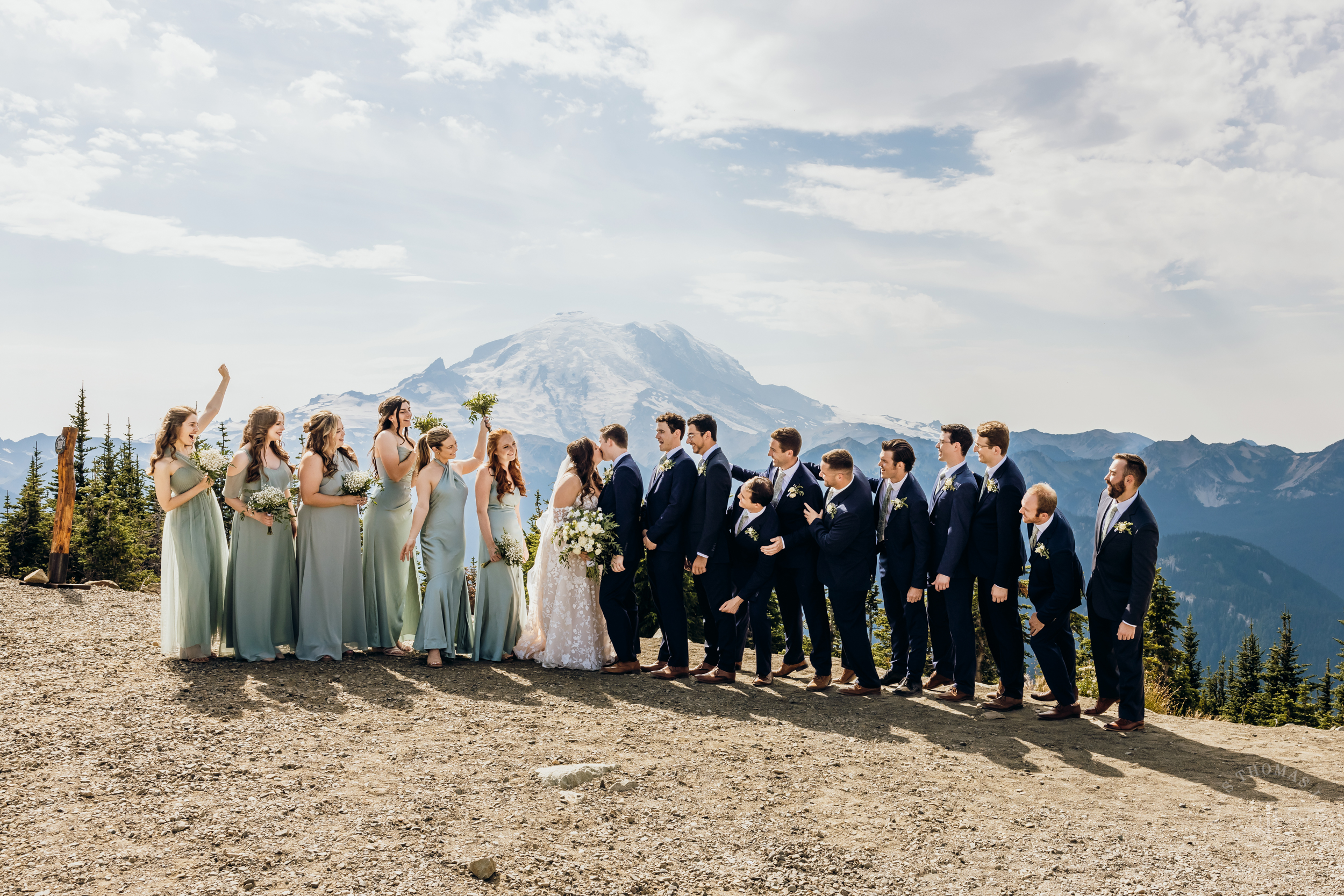 Crystal Mountain, WA wedding by Seattle wedding photographer James Thomas Long Photography