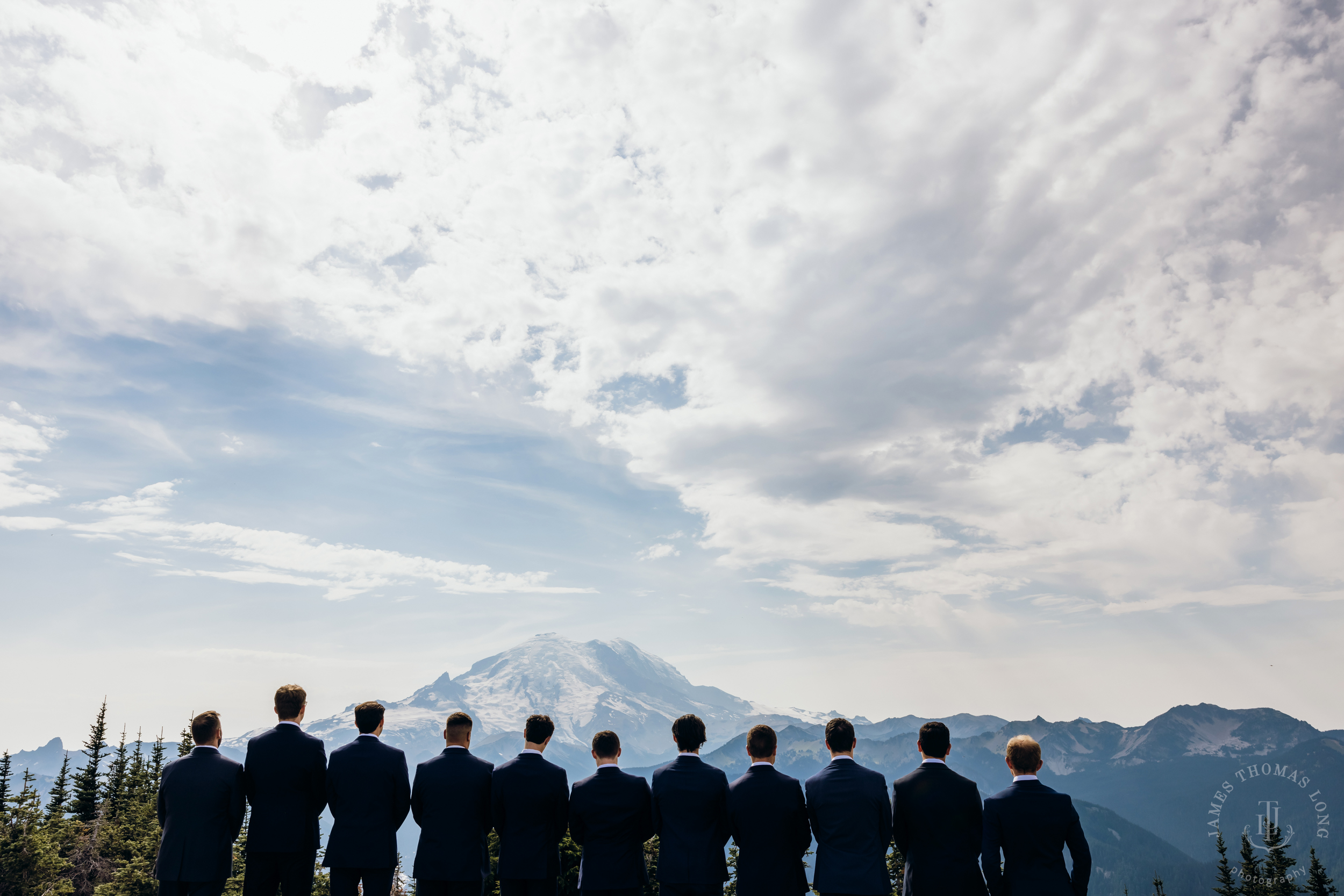 Crystal Mountain, WA wedding by Seattle wedding photographer James Thomas Long Photography