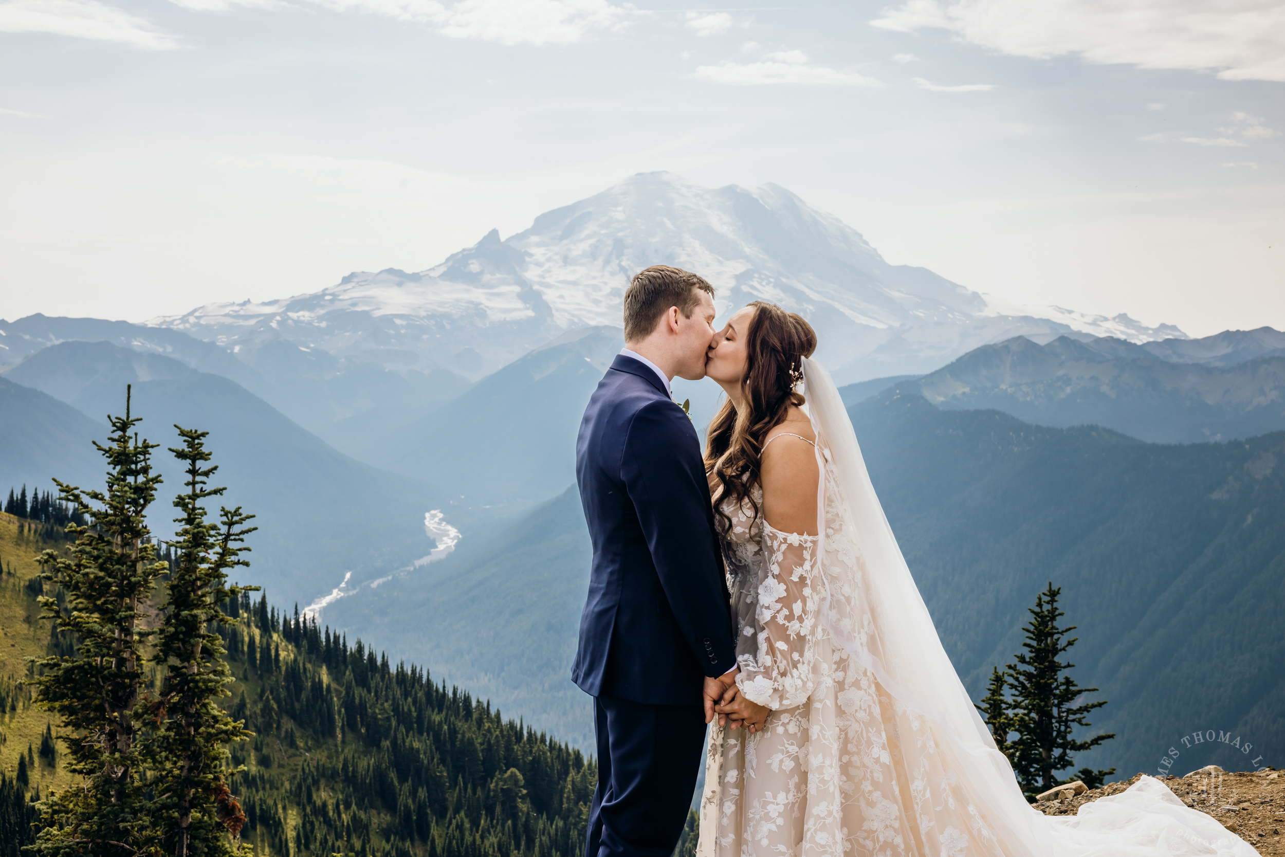 Crystal Mountain, WA wedding by Seattle wedding photographer James Thomas Long Photography