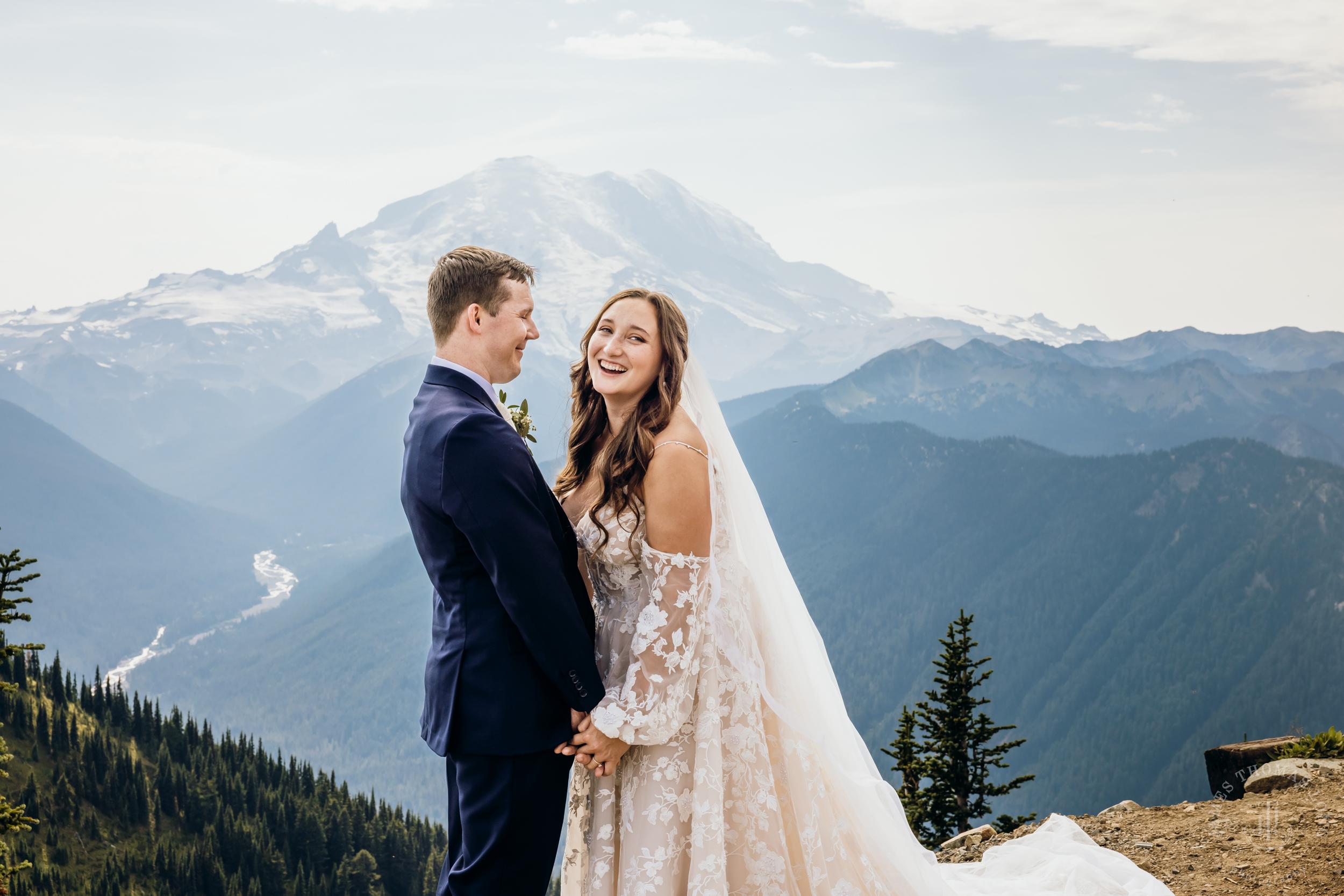 Crystal Mountain, WA wedding by Seattle wedding photographer James Thomas Long Photography