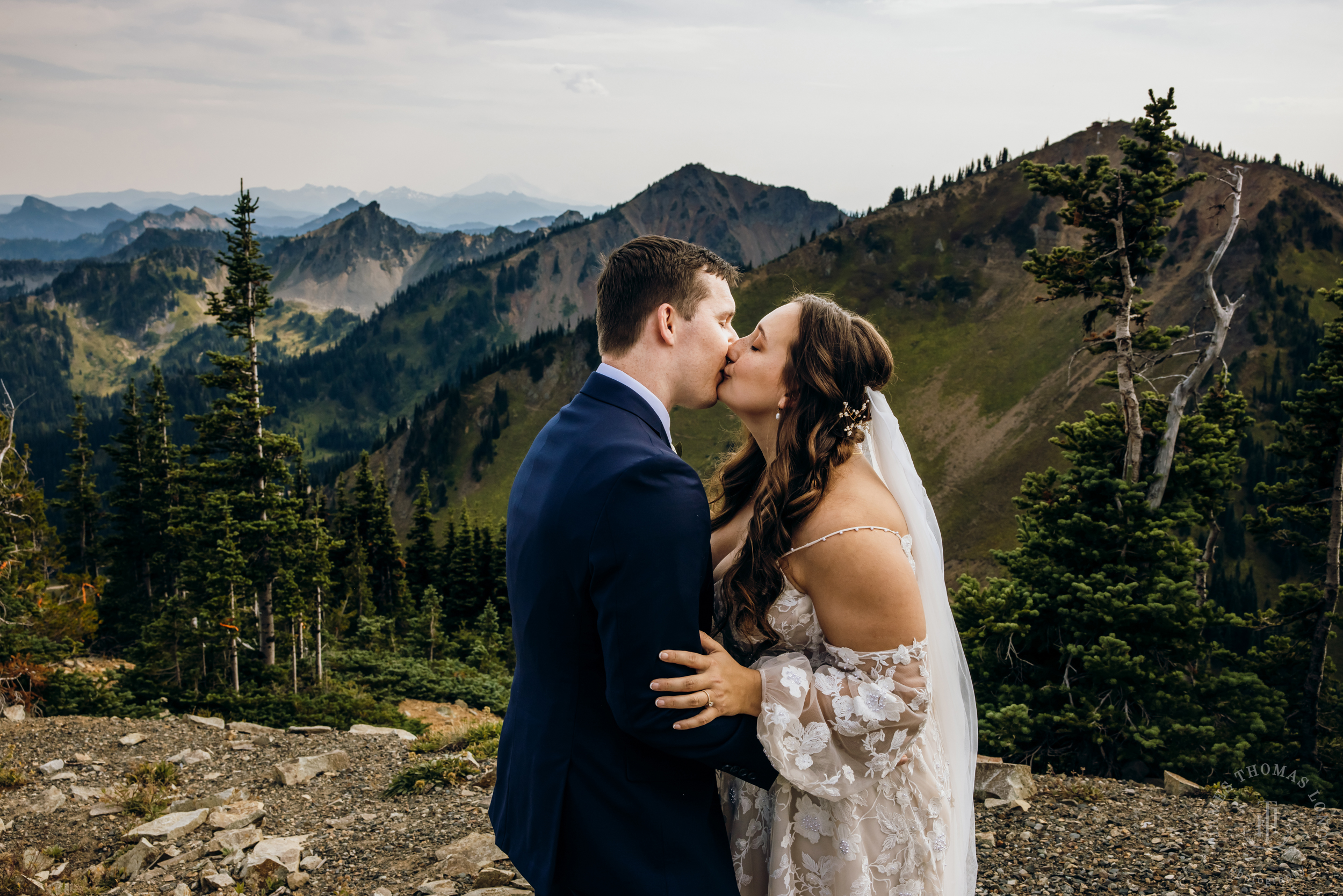 Crystal Mountain, WA wedding by Seattle wedding photographer James Thomas Long Photography