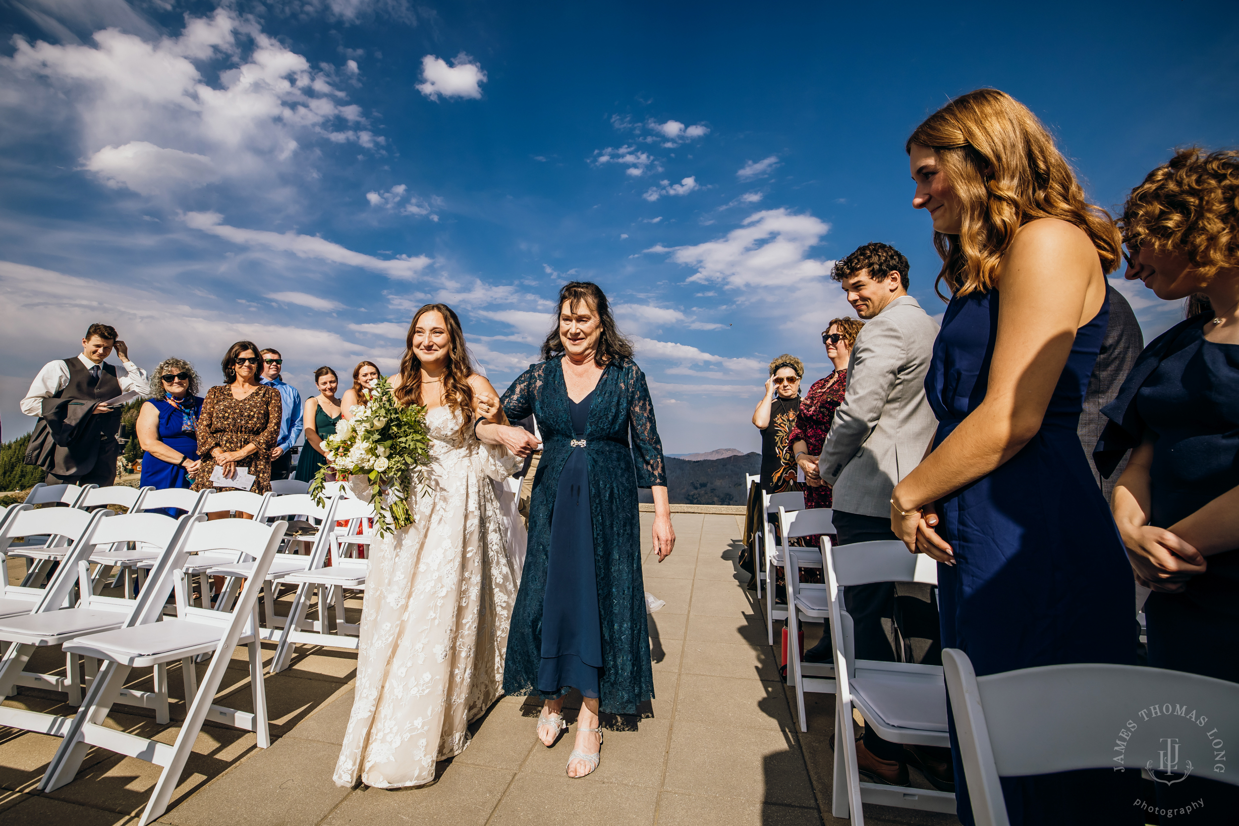 Crystal Mountain, WA wedding by Seattle wedding photographer James Thomas Long Photography