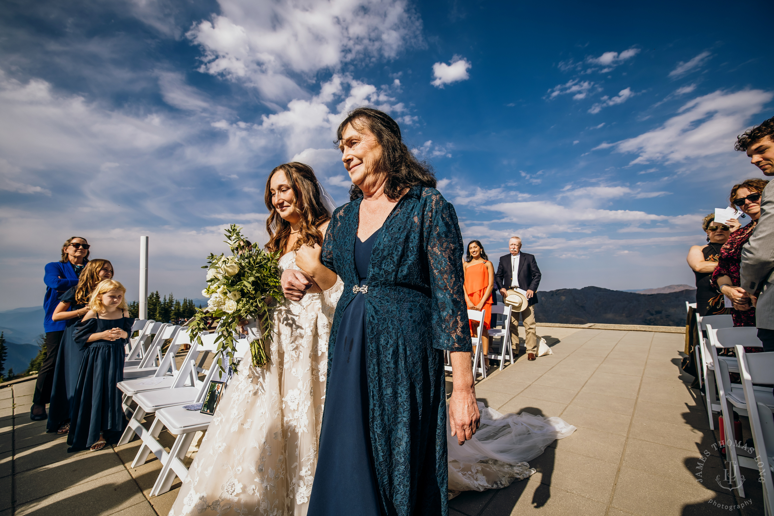 Crystal Mountain, WA wedding by Seattle wedding photographer James Thomas Long Photography