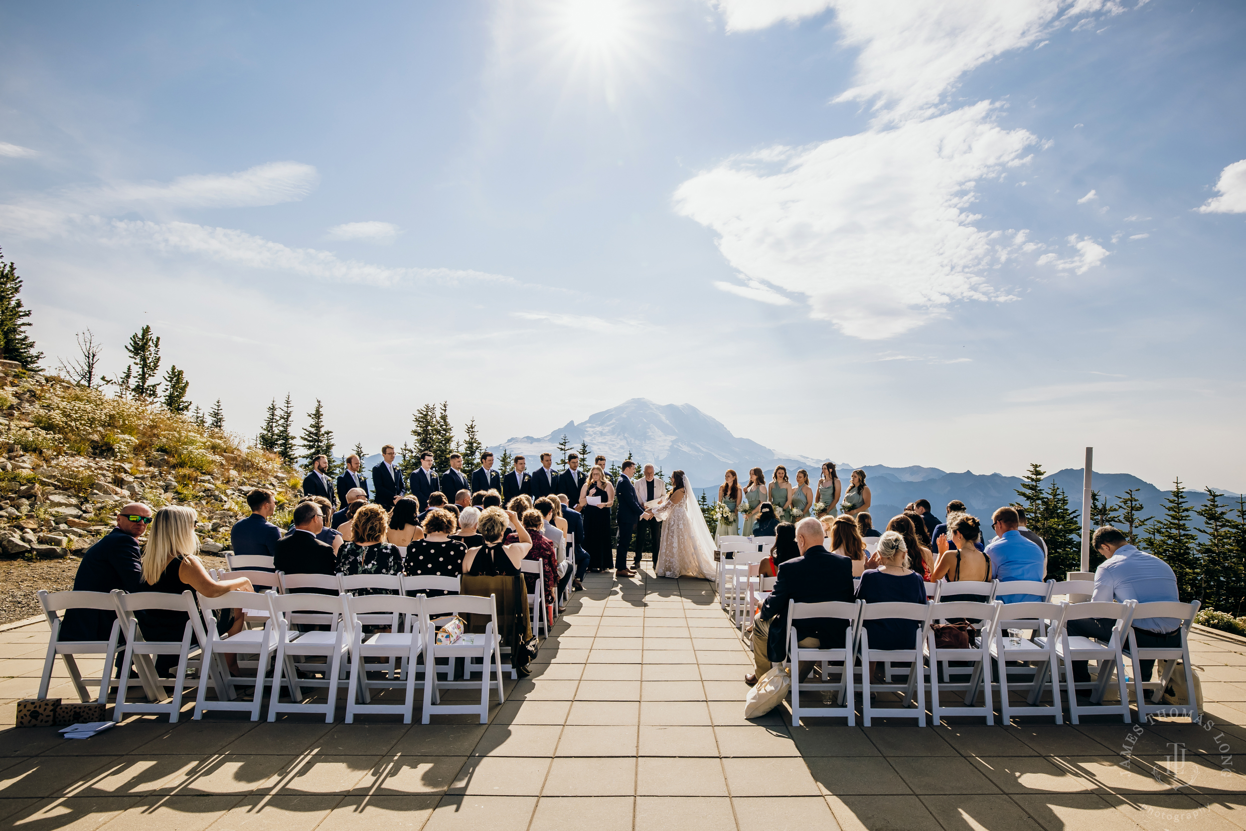 Crystal Mountain, WA wedding by Seattle wedding photographer James Thomas Long Photography