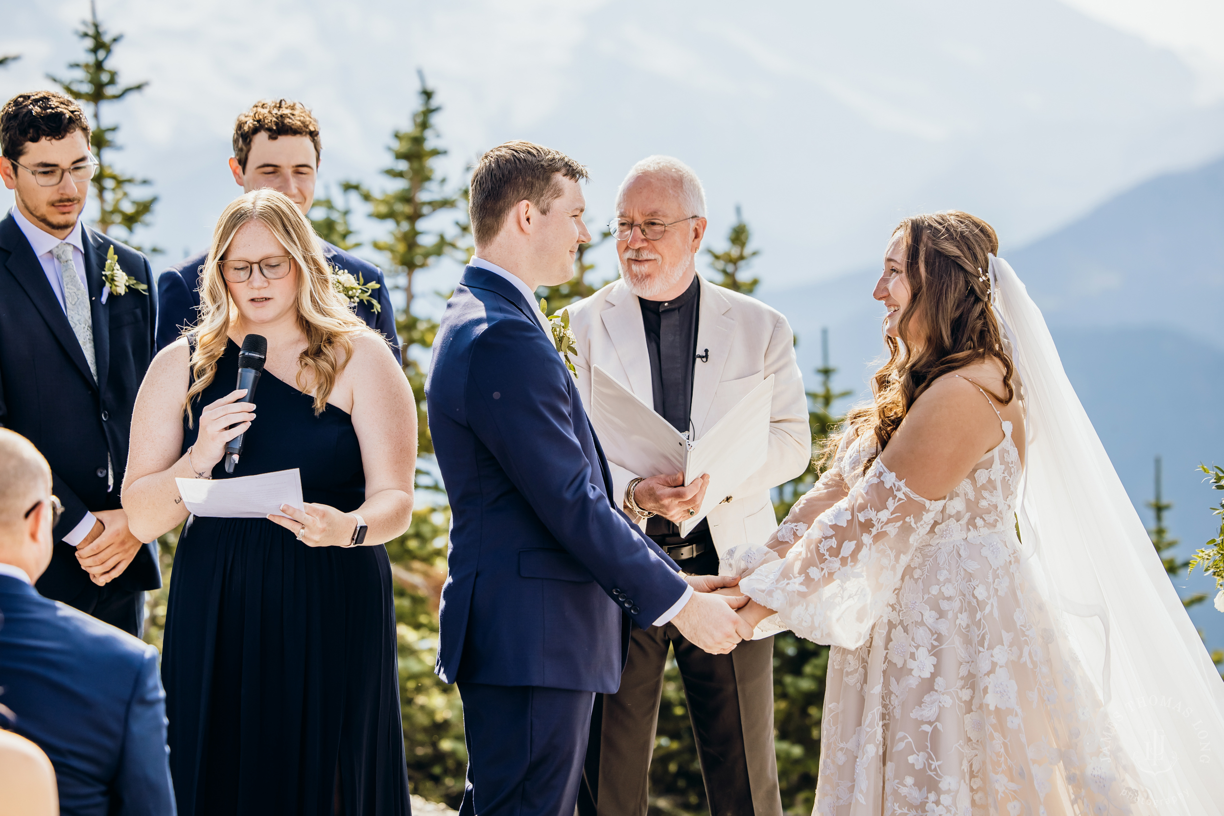 Crystal Mountain, WA wedding by Seattle wedding photographer James Thomas Long Photography