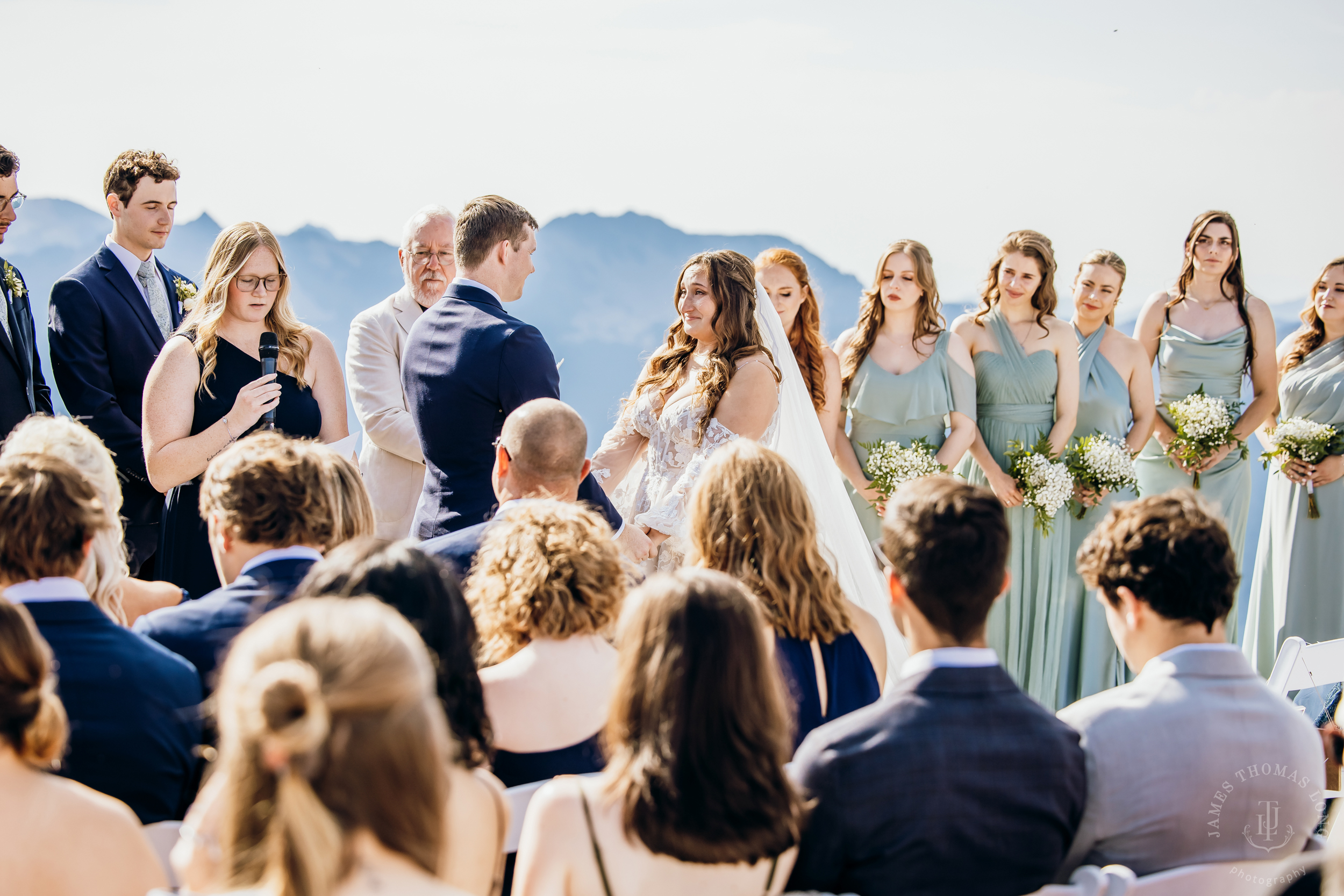 Crystal Mountain, WA wedding by Seattle wedding photographer James Thomas Long Photography