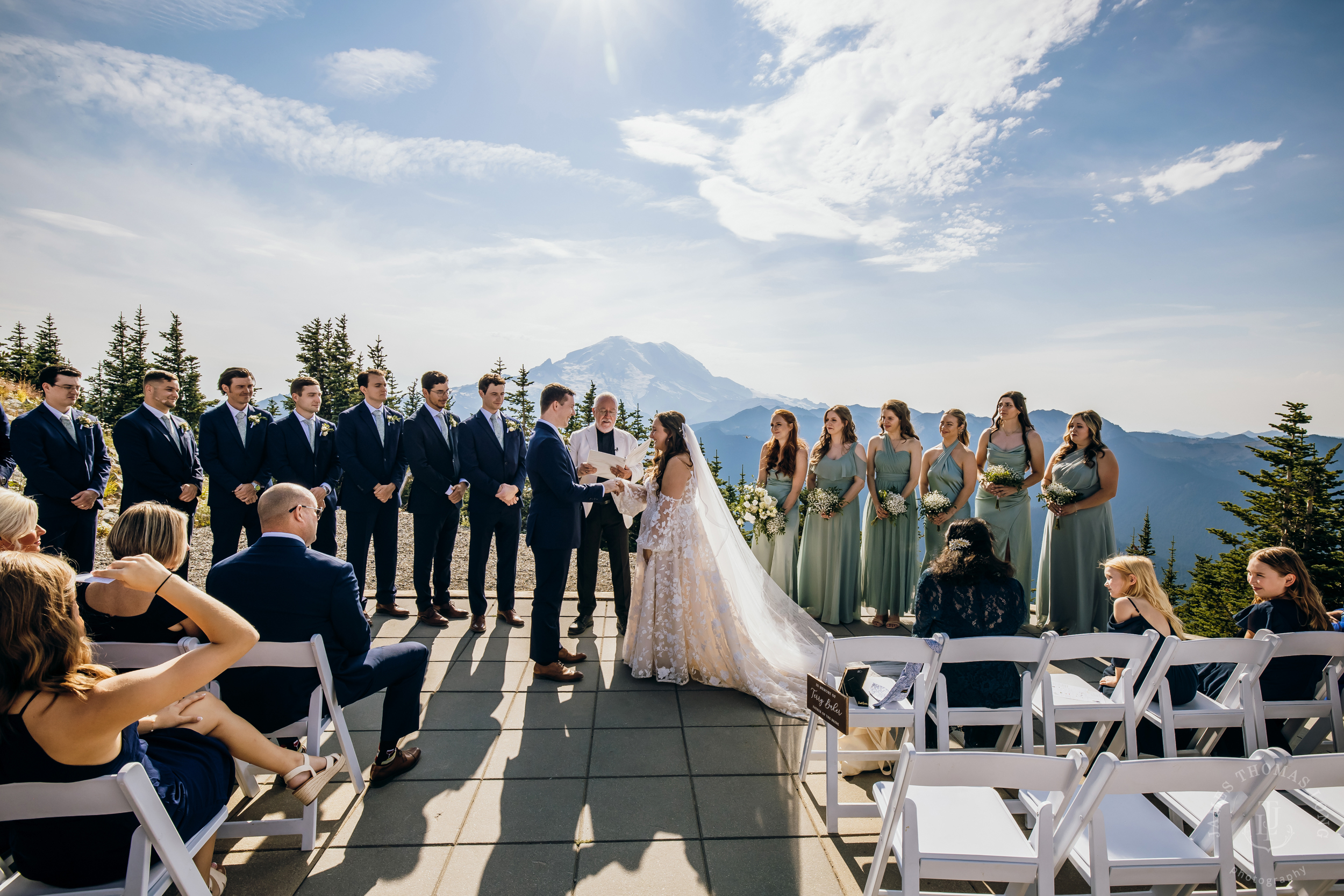 Crystal Mountain, WA wedding by Seattle wedding photographer James Thomas Long Photography