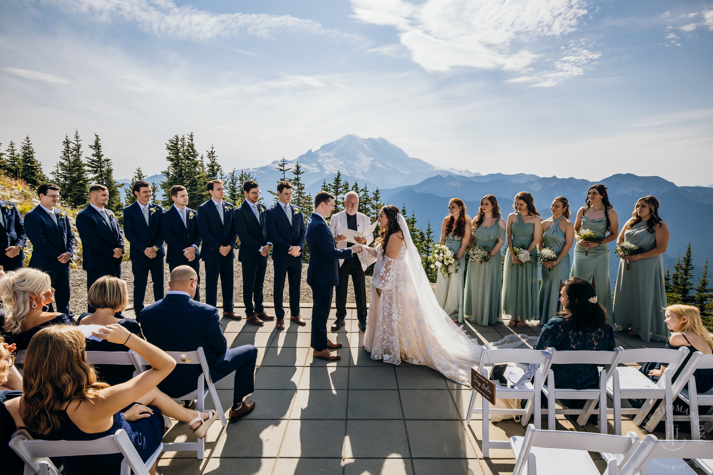 Crystal Mountain, WA wedding by Seattle wedding photographer James Thomas Long Photography