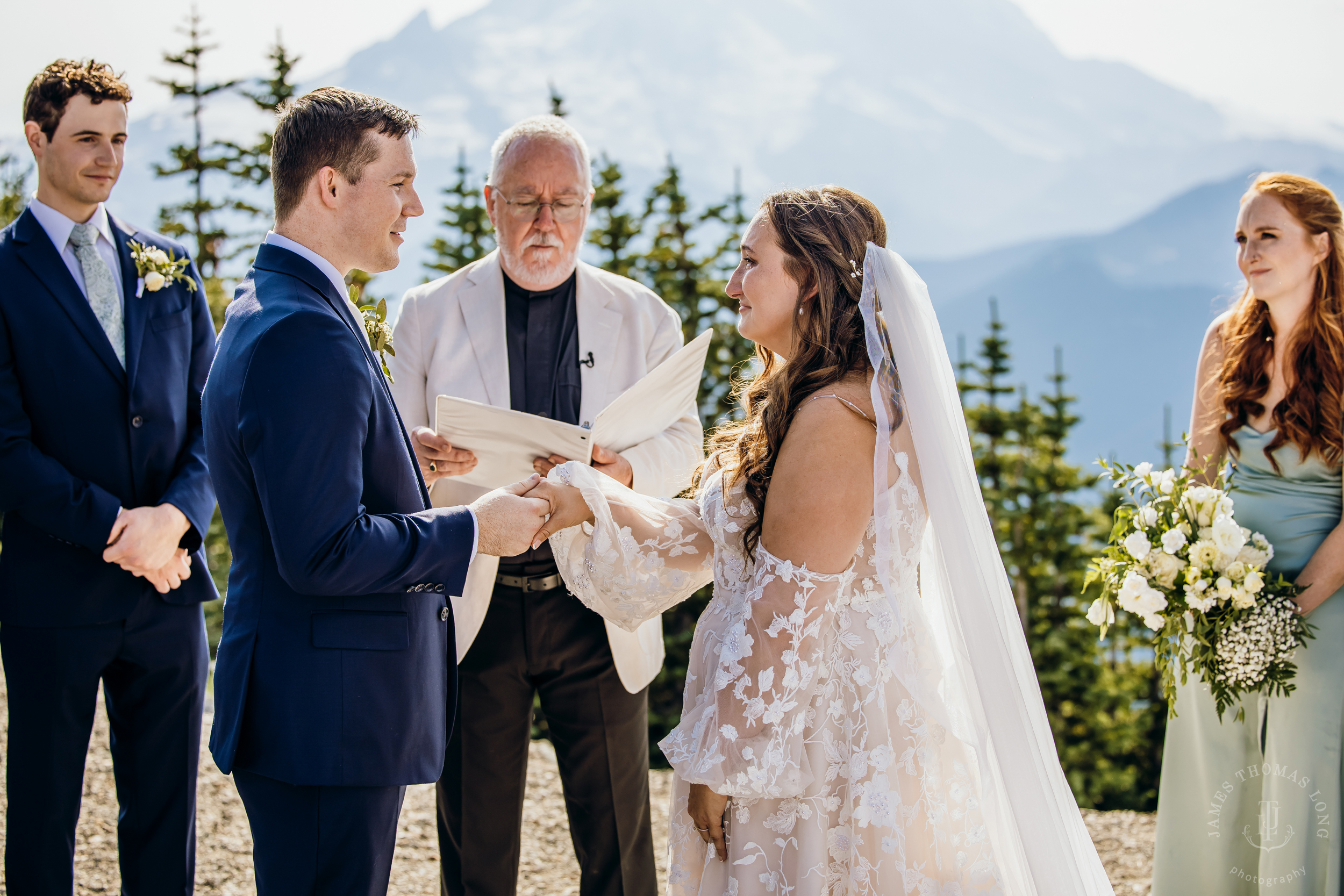 Crystal Mountain, WA wedding by Seattle wedding photographer James Thomas Long Photography