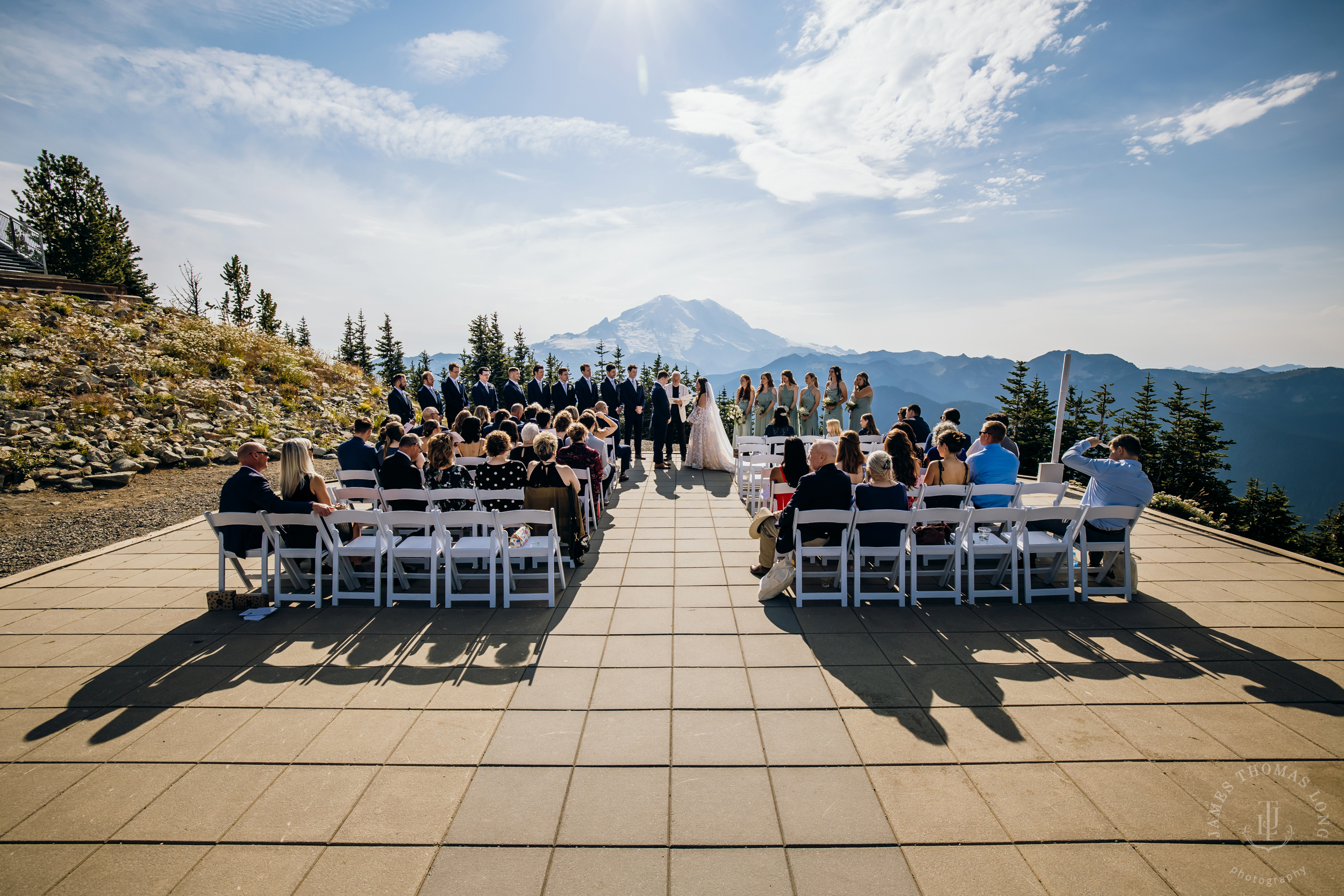 Crystal Mountain, WA wedding by Seattle wedding photographer James Thomas Long Photography