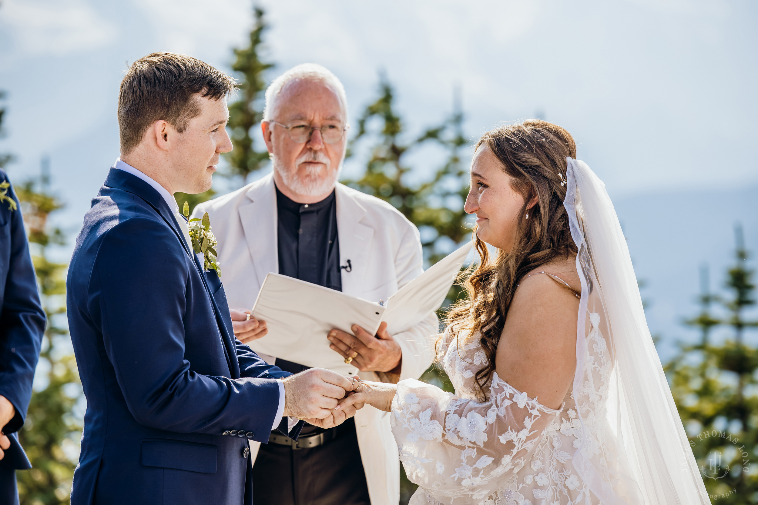 Crystal Mountain, WA wedding by Seattle wedding photographer James Thomas Long Photography