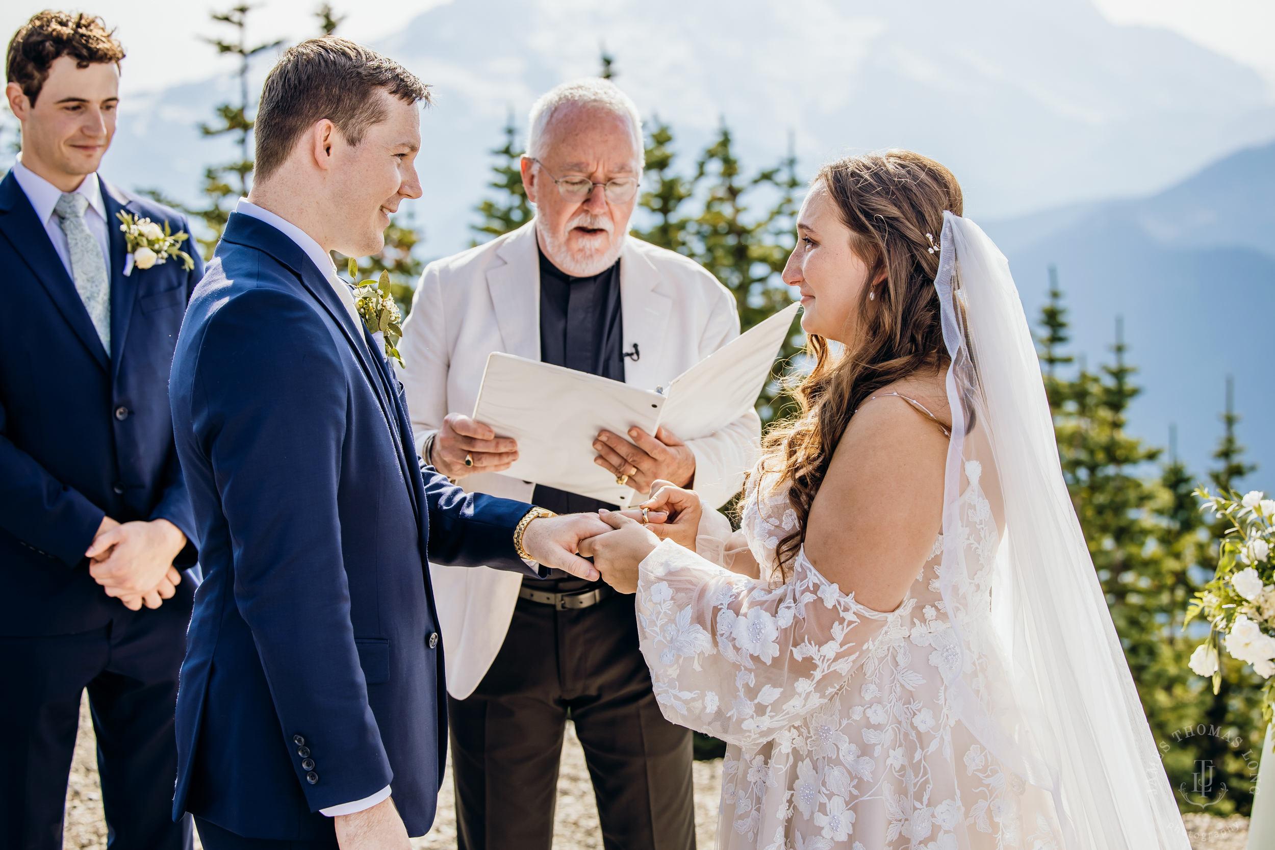 Crystal Mountain, WA wedding by Seattle wedding photographer James Thomas Long Photography