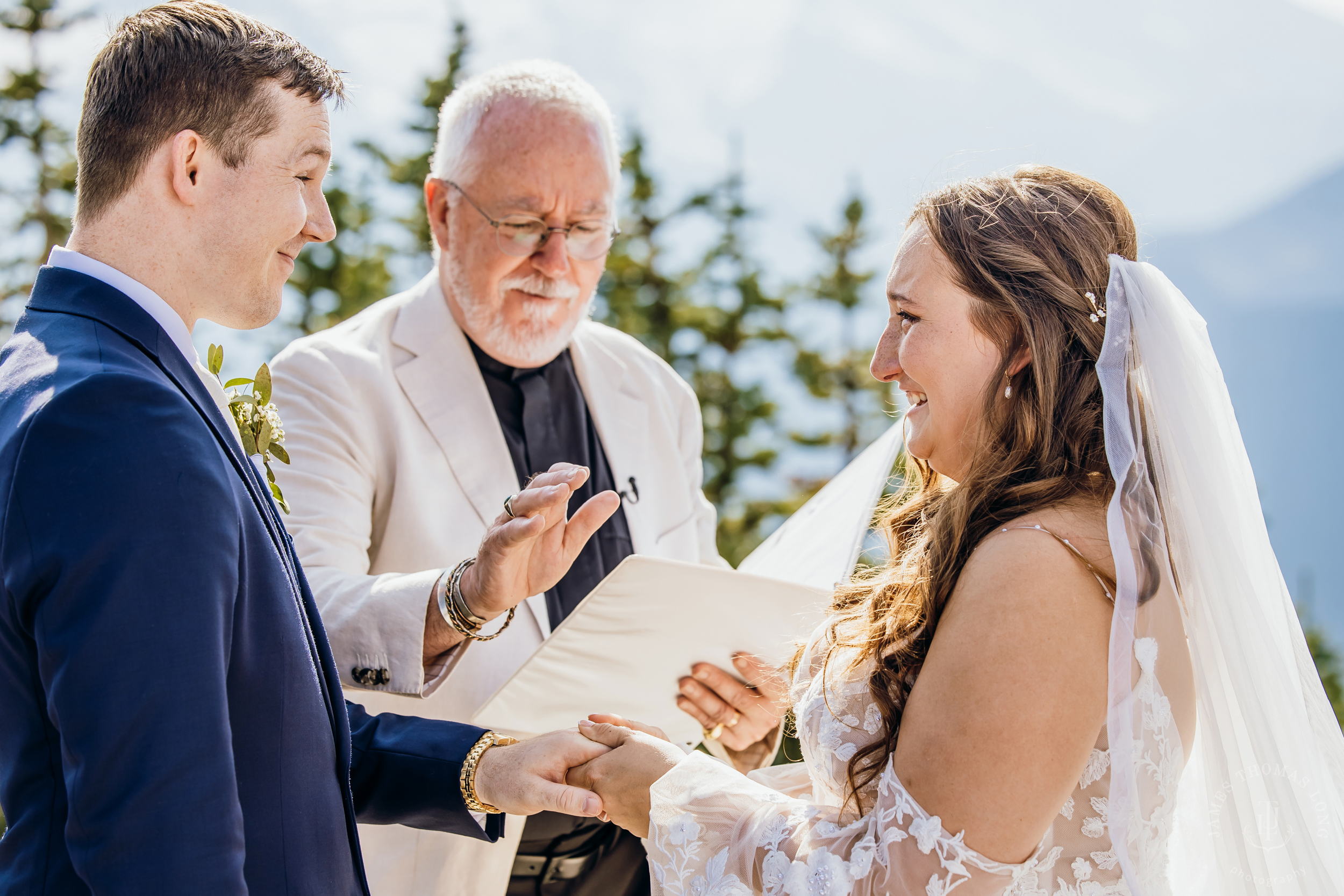 Crystal Mountain, WA wedding by Seattle wedding photographer James Thomas Long Photography