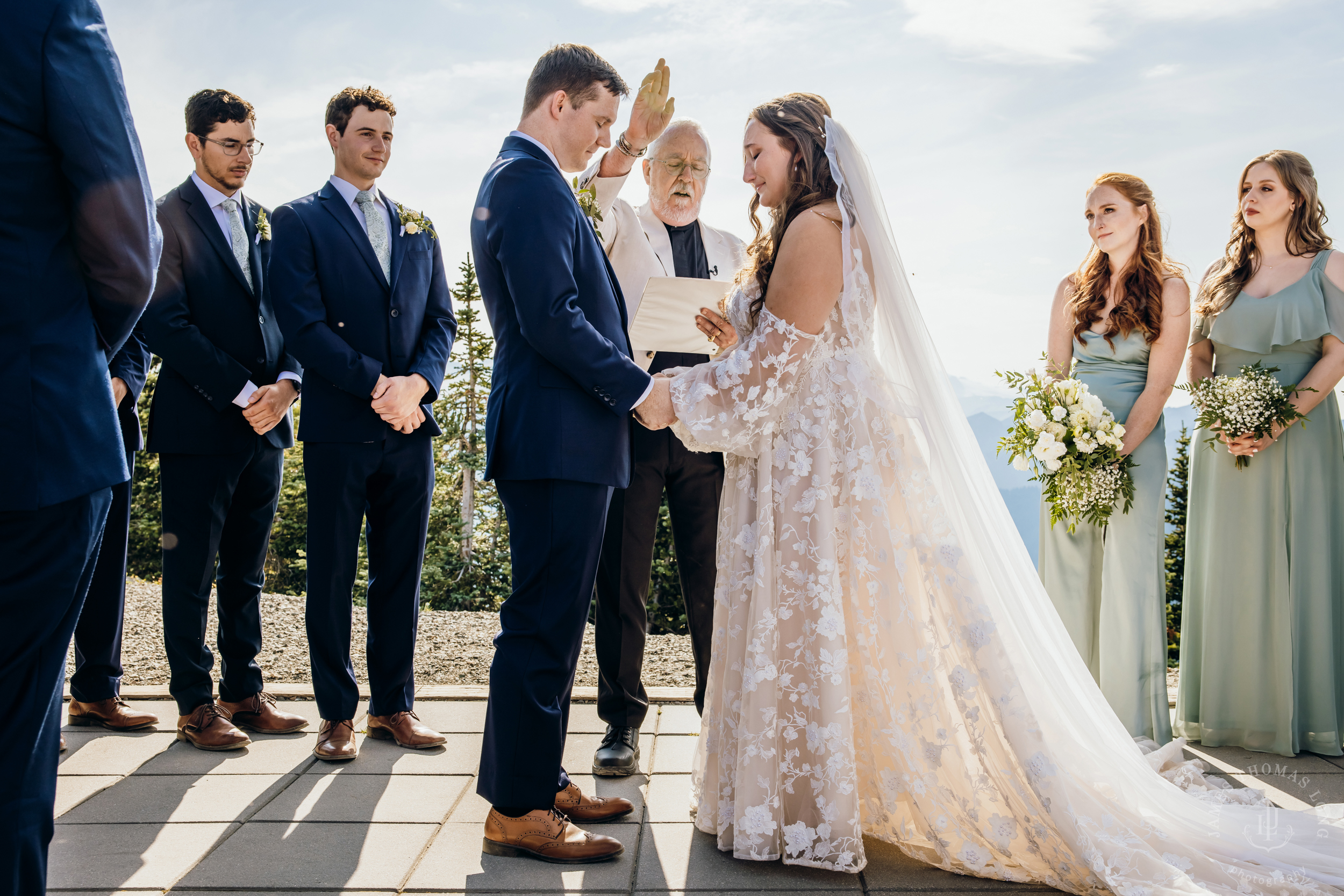 Crystal Mountain, WA wedding by Seattle wedding photographer James Thomas Long Photography