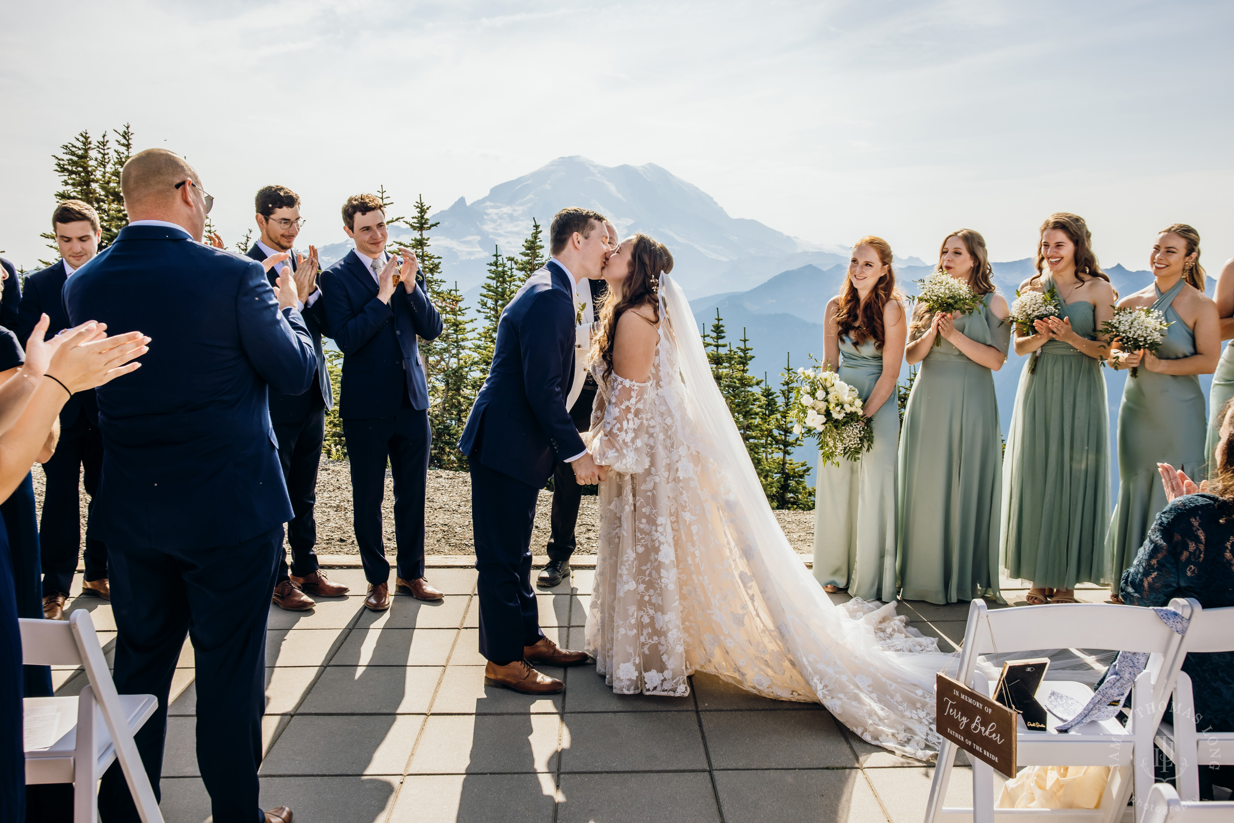 Crystal Mountain, WA wedding by Seattle wedding photographer James Thomas Long Photography