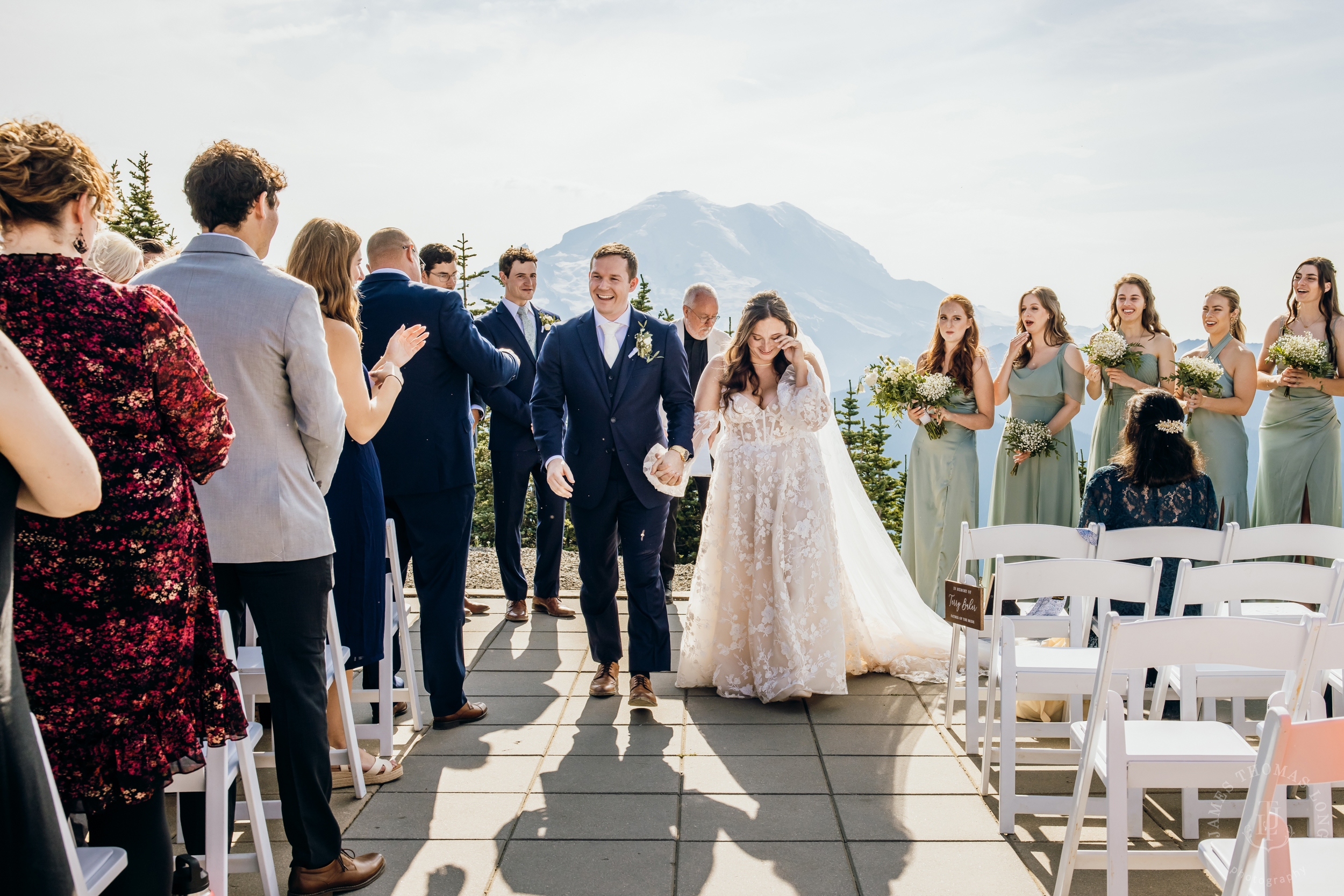 Crystal Mountain, WA wedding by Seattle wedding photographer James Thomas Long Photography