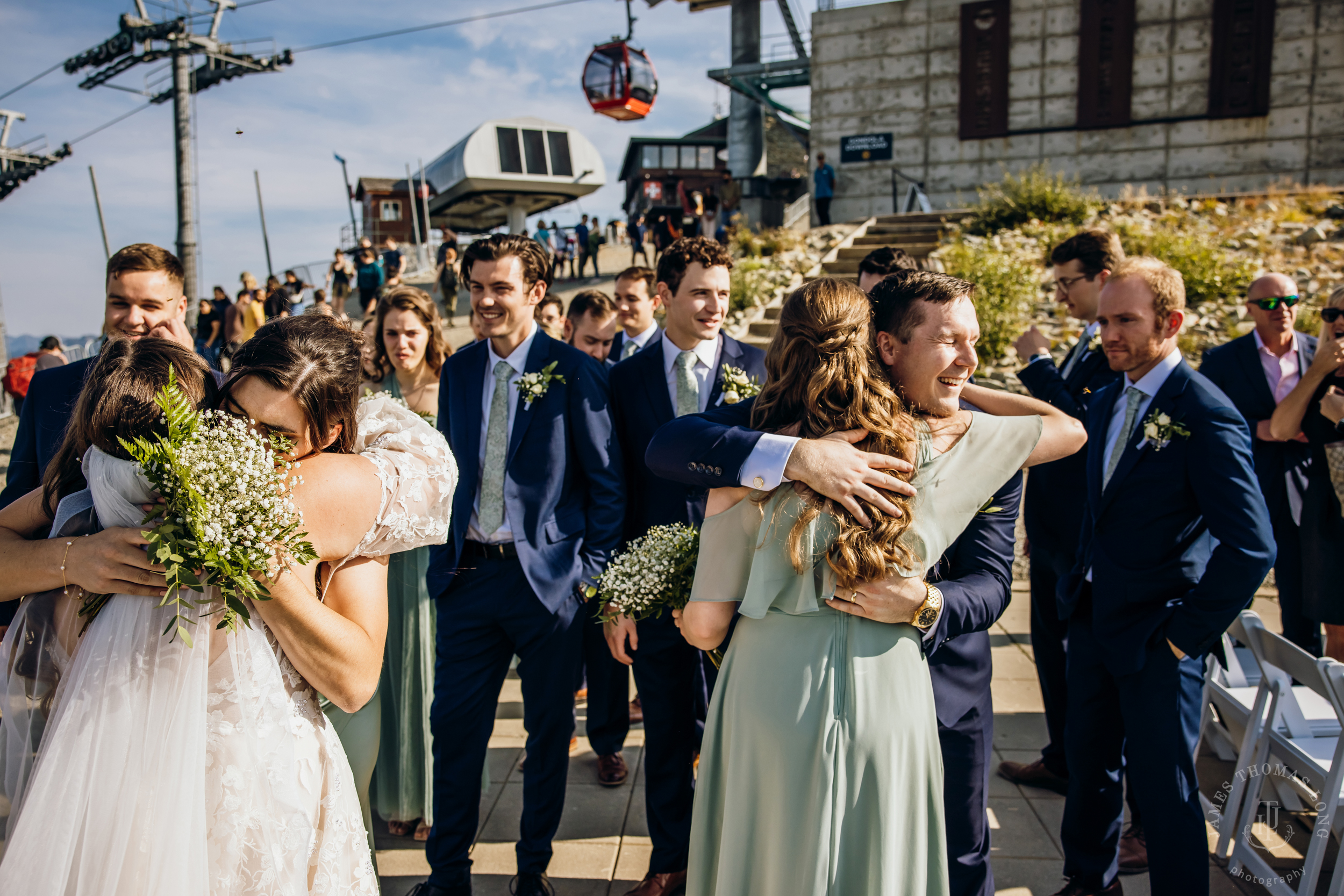 Crystal Mountain, WA wedding by Seattle wedding photographer James Thomas Long Photography