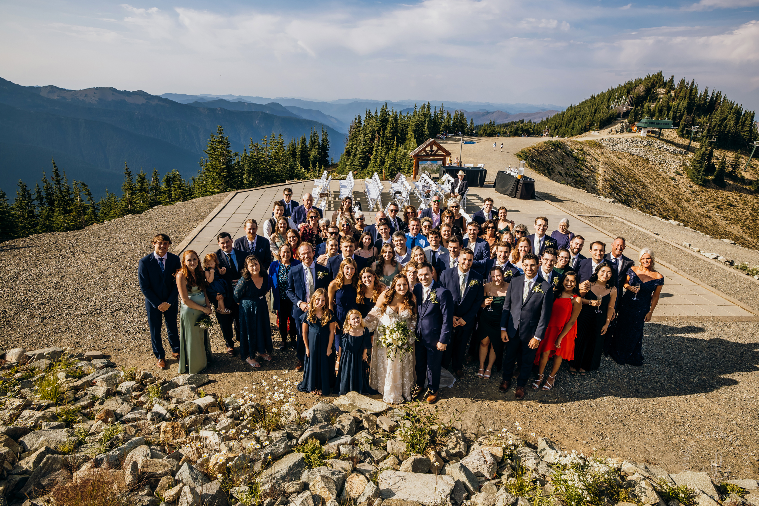 Crystal Mountain, WA wedding by Seattle wedding photographer James Thomas Long Photography