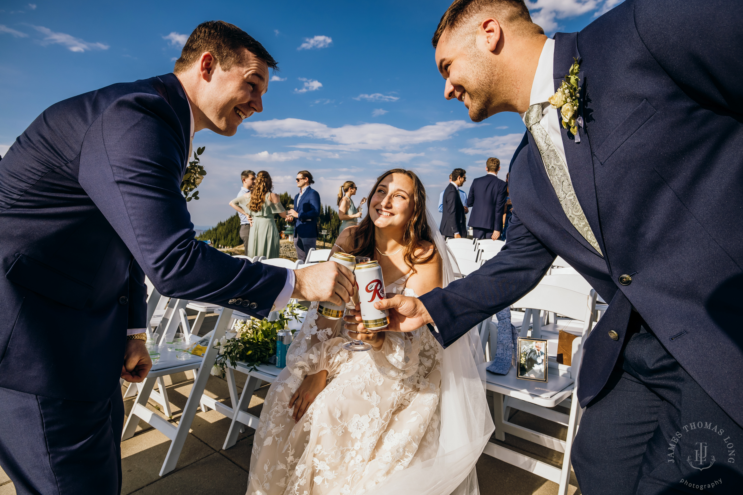 Crystal Mountain, WA wedding by Seattle wedding photographer James Thomas Long Photography