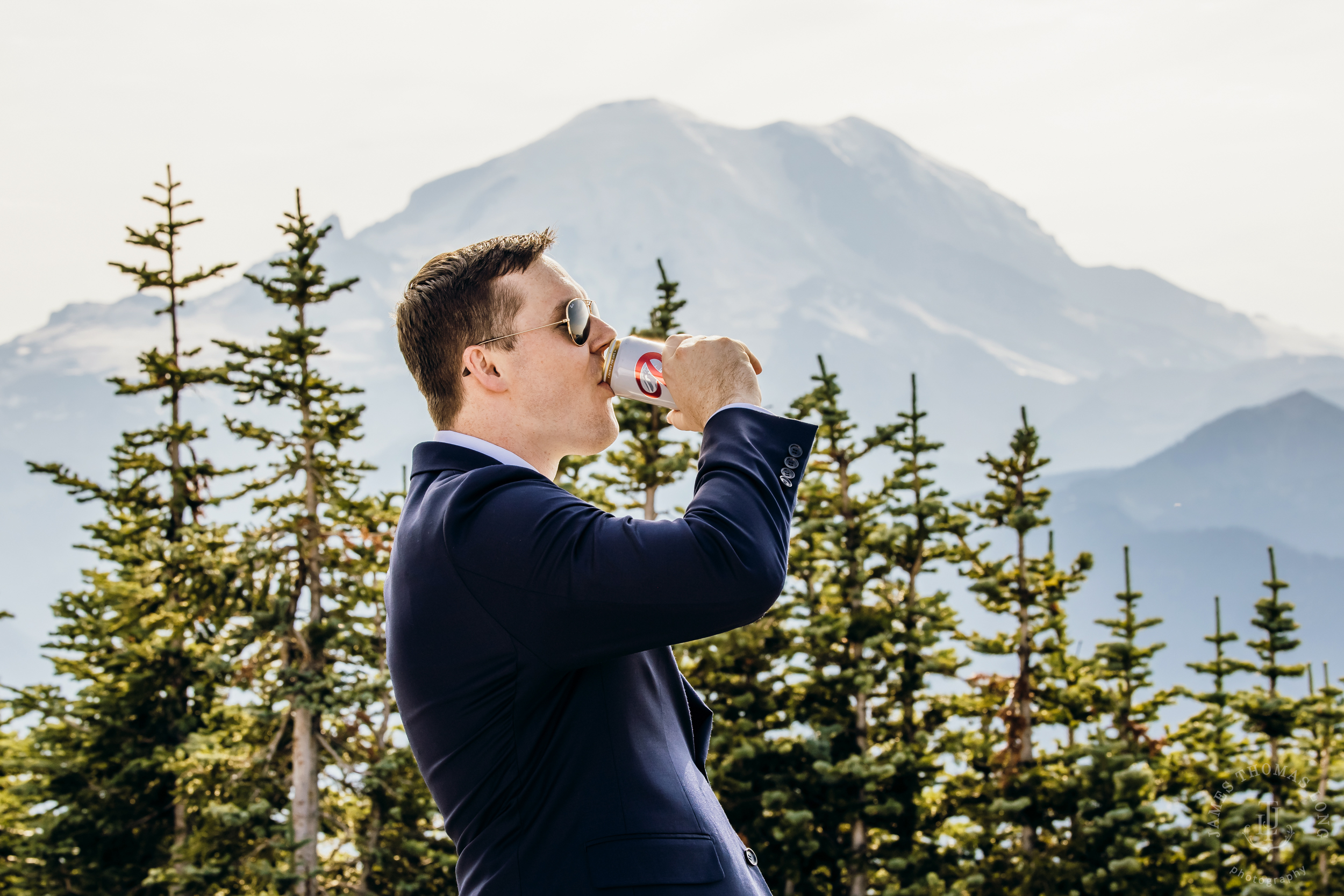 Crystal Mountain, WA wedding by Seattle wedding photographer James Thomas Long Photography