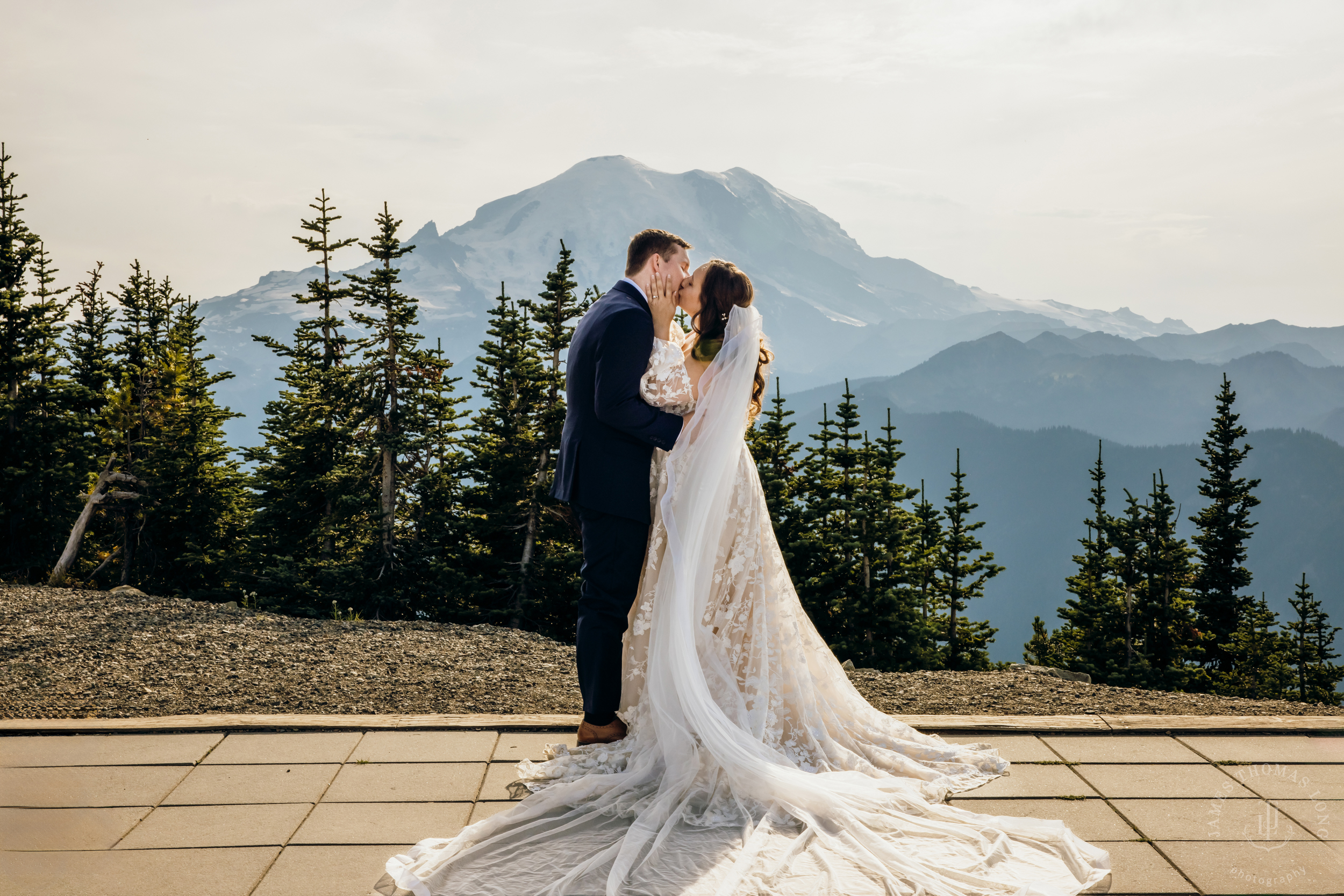 Crystal Mountain, WA wedding by Seattle wedding photographer James Thomas Long Photography