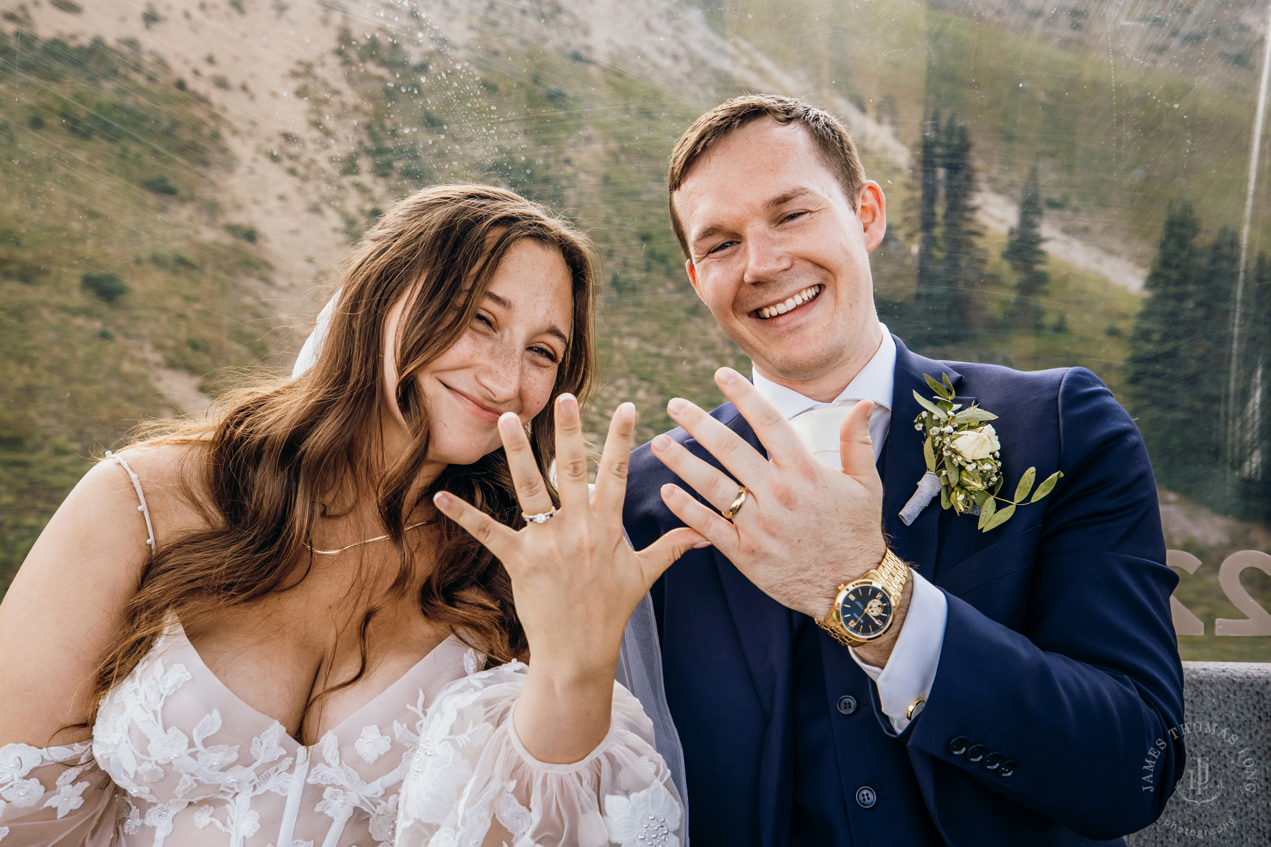 Crystal Mountain, WA wedding by Seattle wedding photographer James Thomas Long Photography