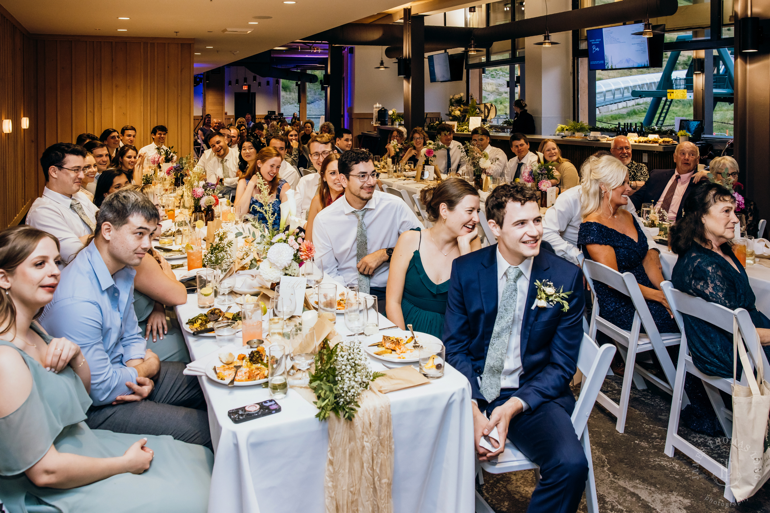 Crystal Mountain, WA wedding by Seattle wedding photographer James Thomas Long Photography