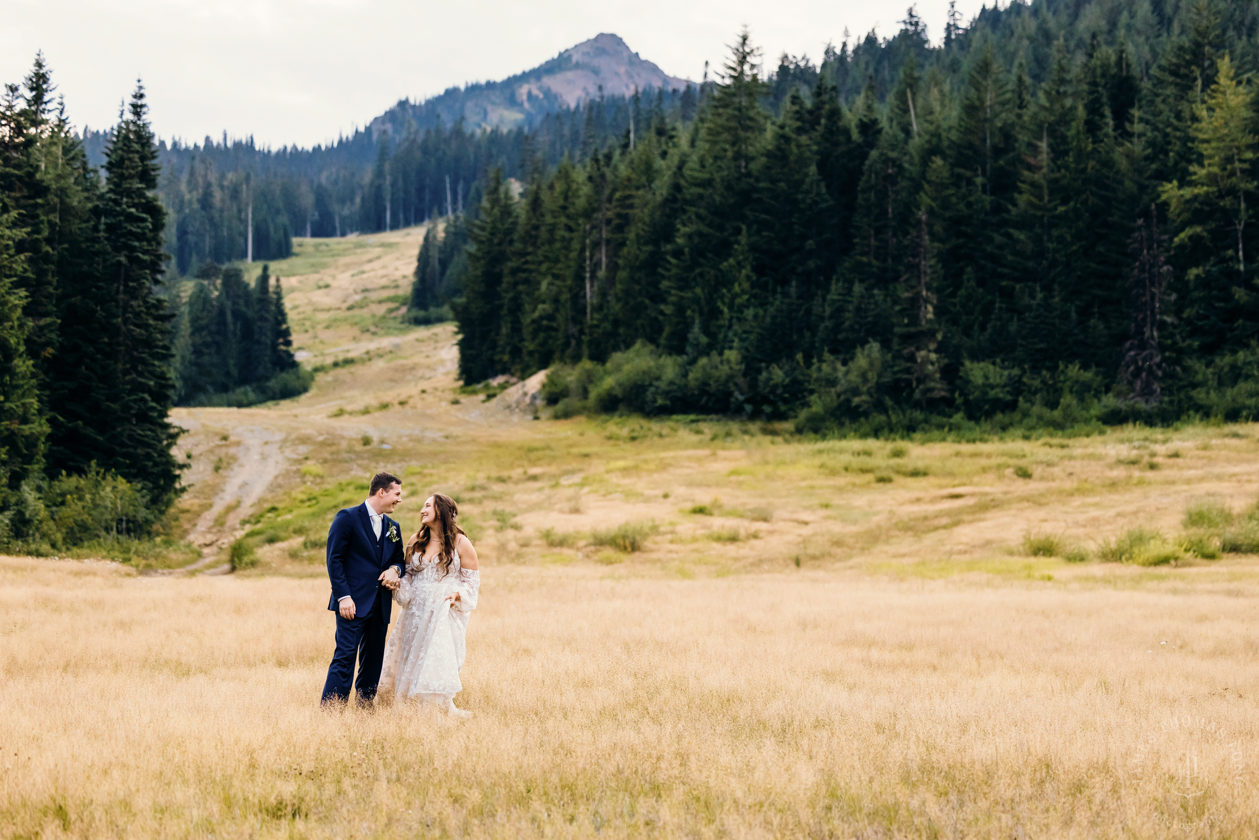 Crystal Mountain, WA wedding by Seattle wedding photographer James Thomas Long Photography