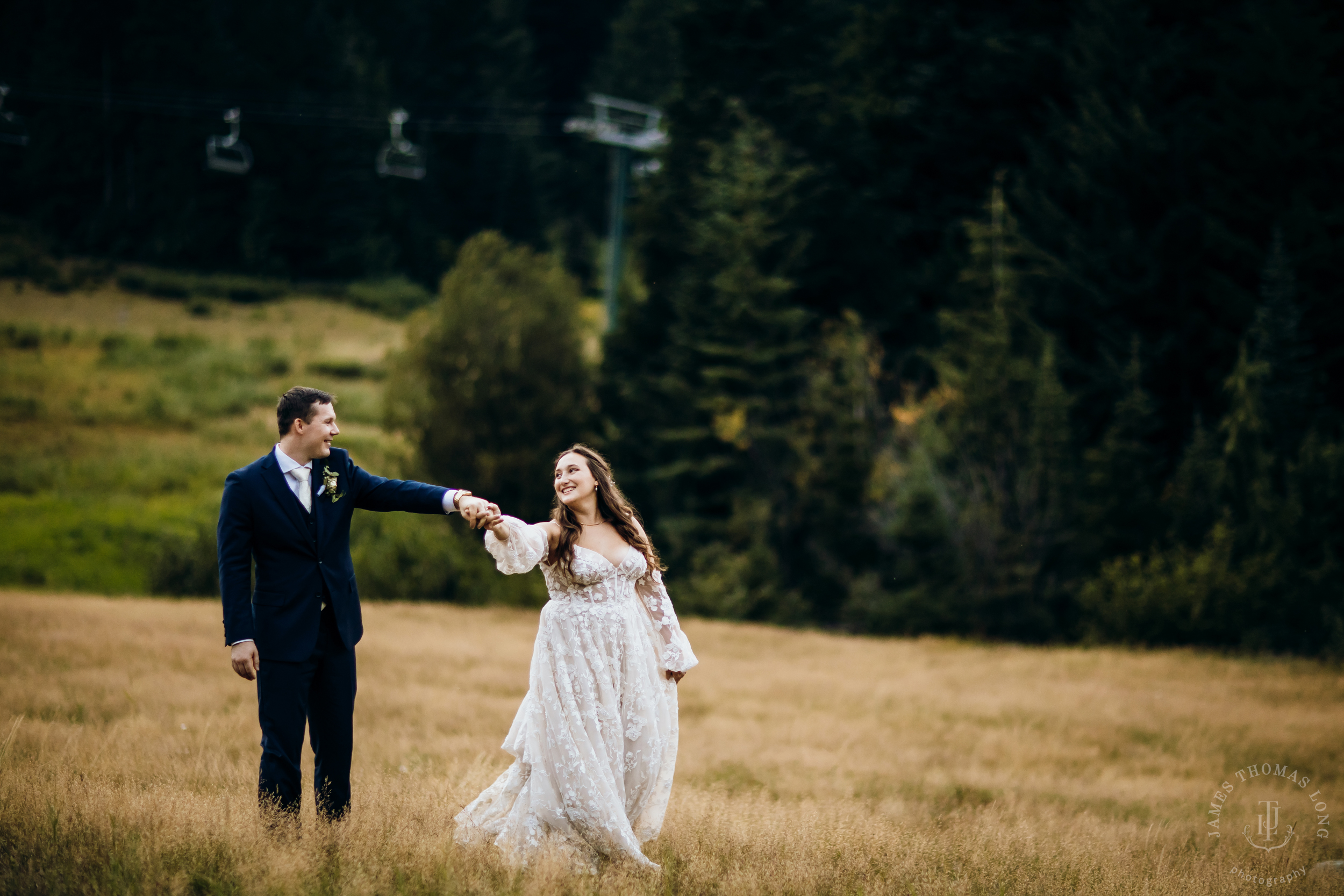 Crystal Mountain, WA wedding by Seattle wedding photographer James Thomas Long Photography