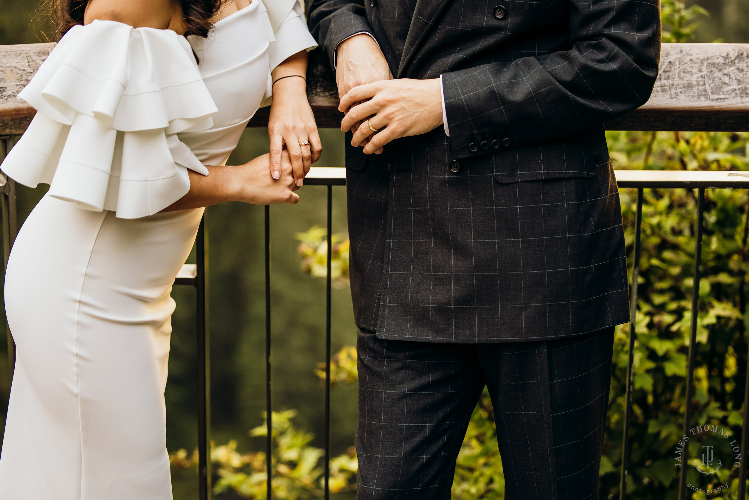 Salish Lodge Snoqualmie Falls wedding by Seattle wedding photographer James Thomas Long Photography