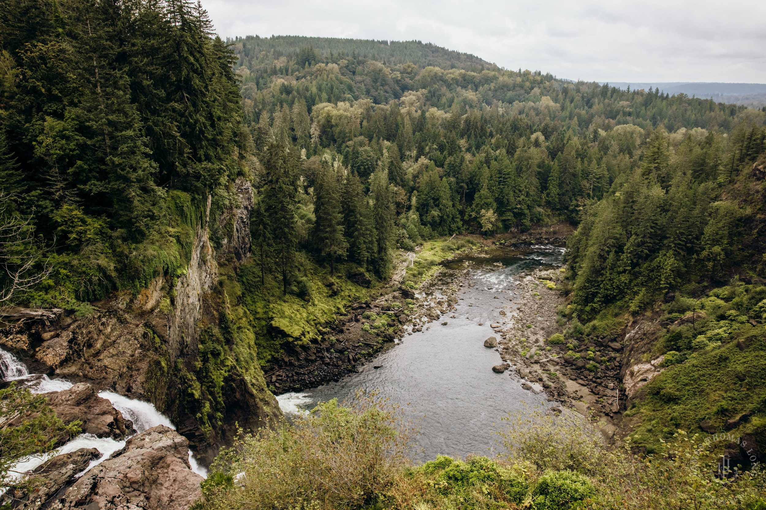 Salish Lodge Snoqualmie Falls wedding by Seattle wedding photographer James Thomas Long Photography