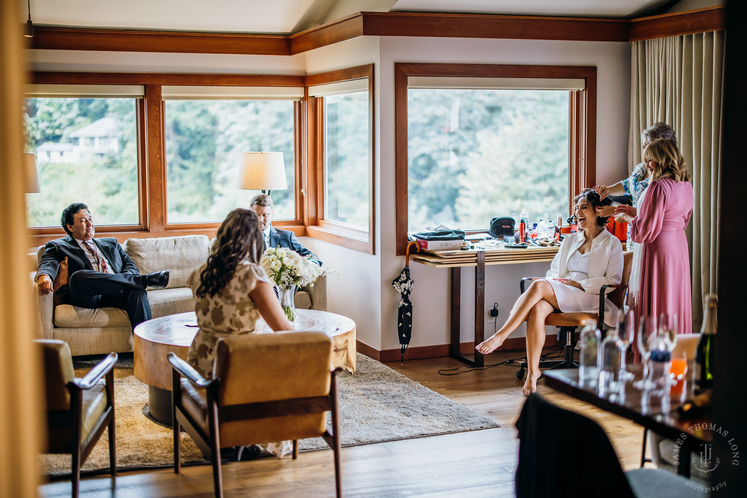 Salish Lodge Snoqualmie Falls wedding by Seattle wedding photographer James Thomas Long Photography