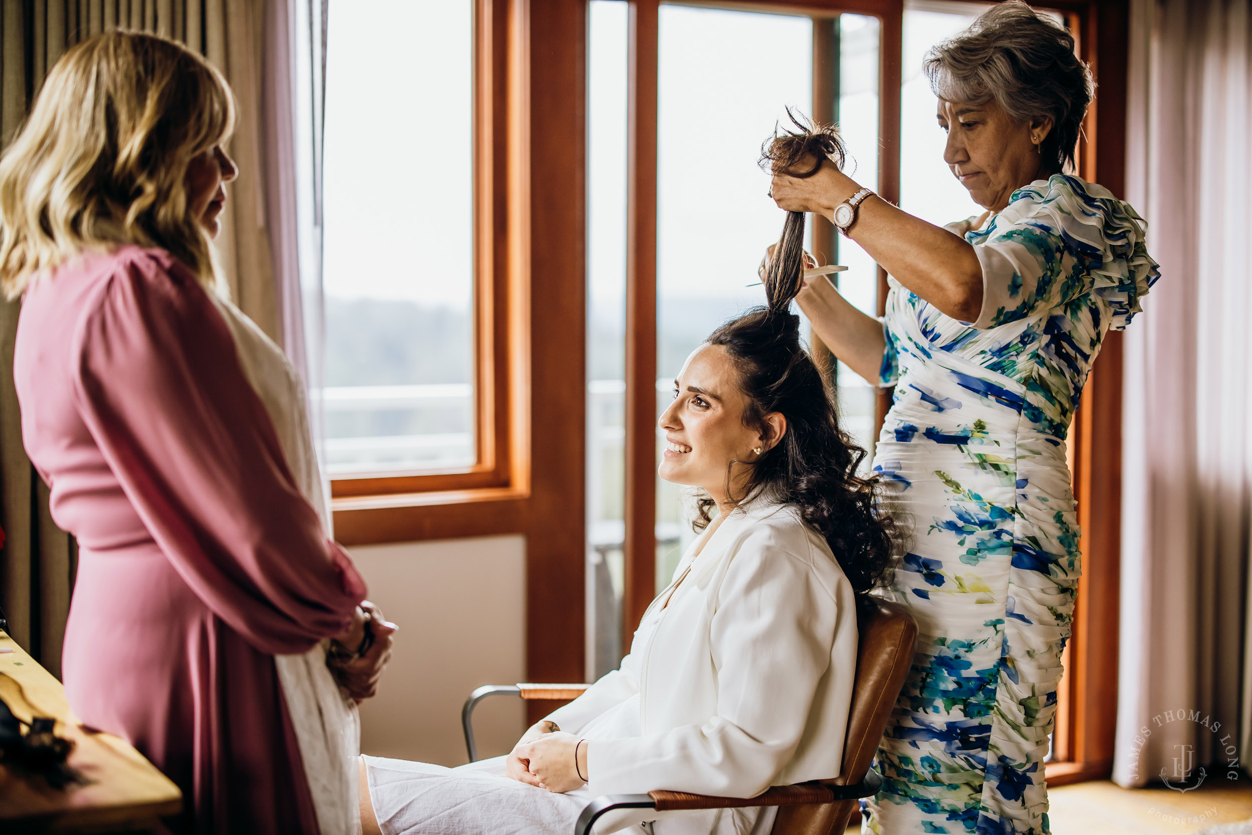 Salish Lodge Snoqualmie Falls wedding by Seattle wedding photographer James Thomas Long Photography