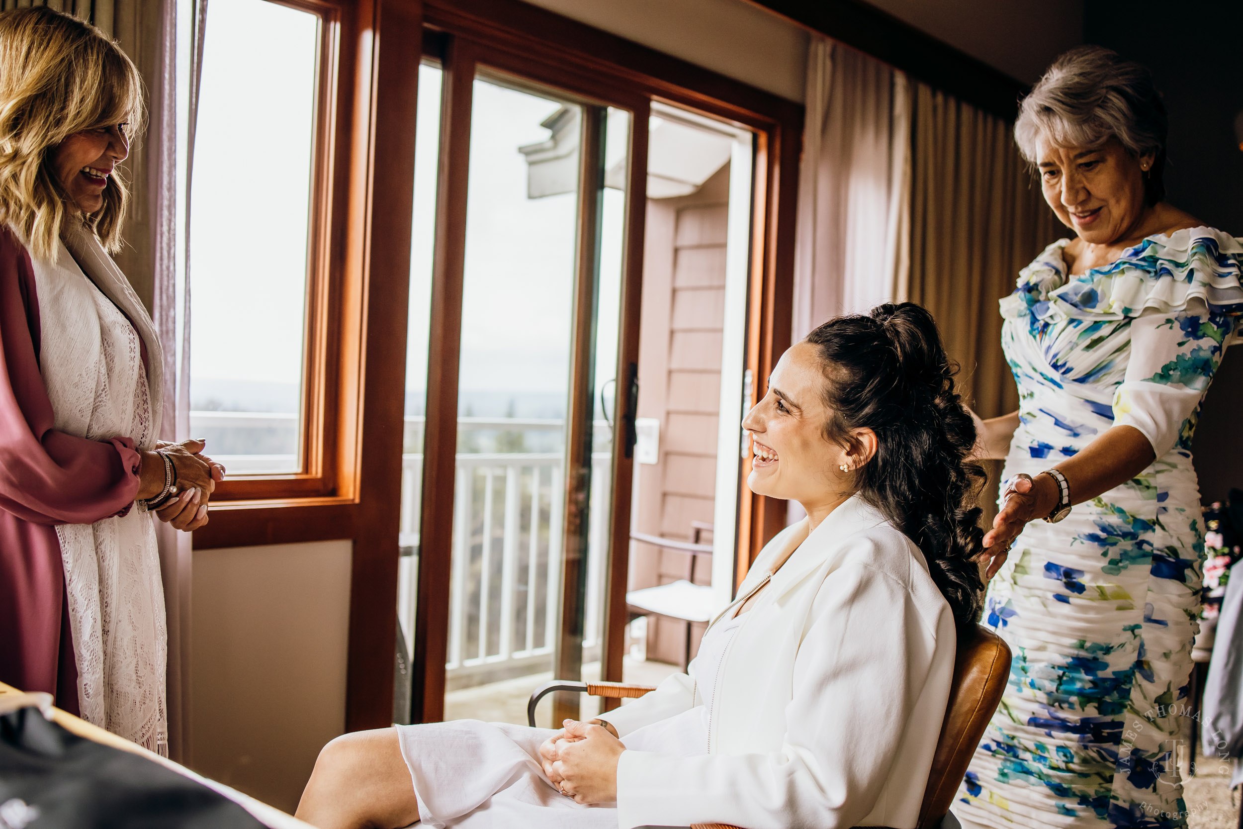 Salish Lodge Snoqualmie Falls wedding by Seattle wedding photographer James Thomas Long Photography