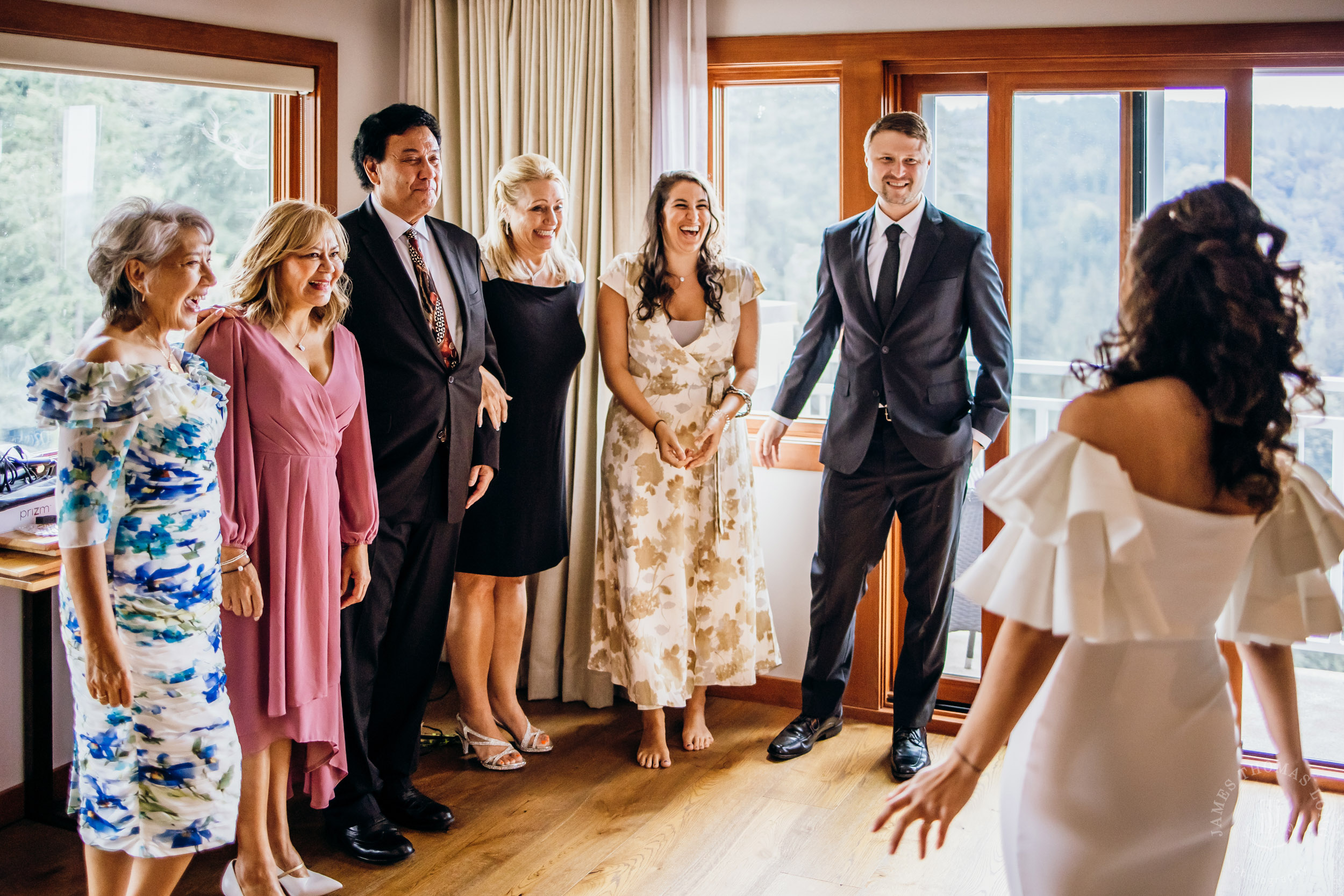 Salish Lodge Snoqualmie Falls wedding by Seattle wedding photographer James Thomas Long Photography