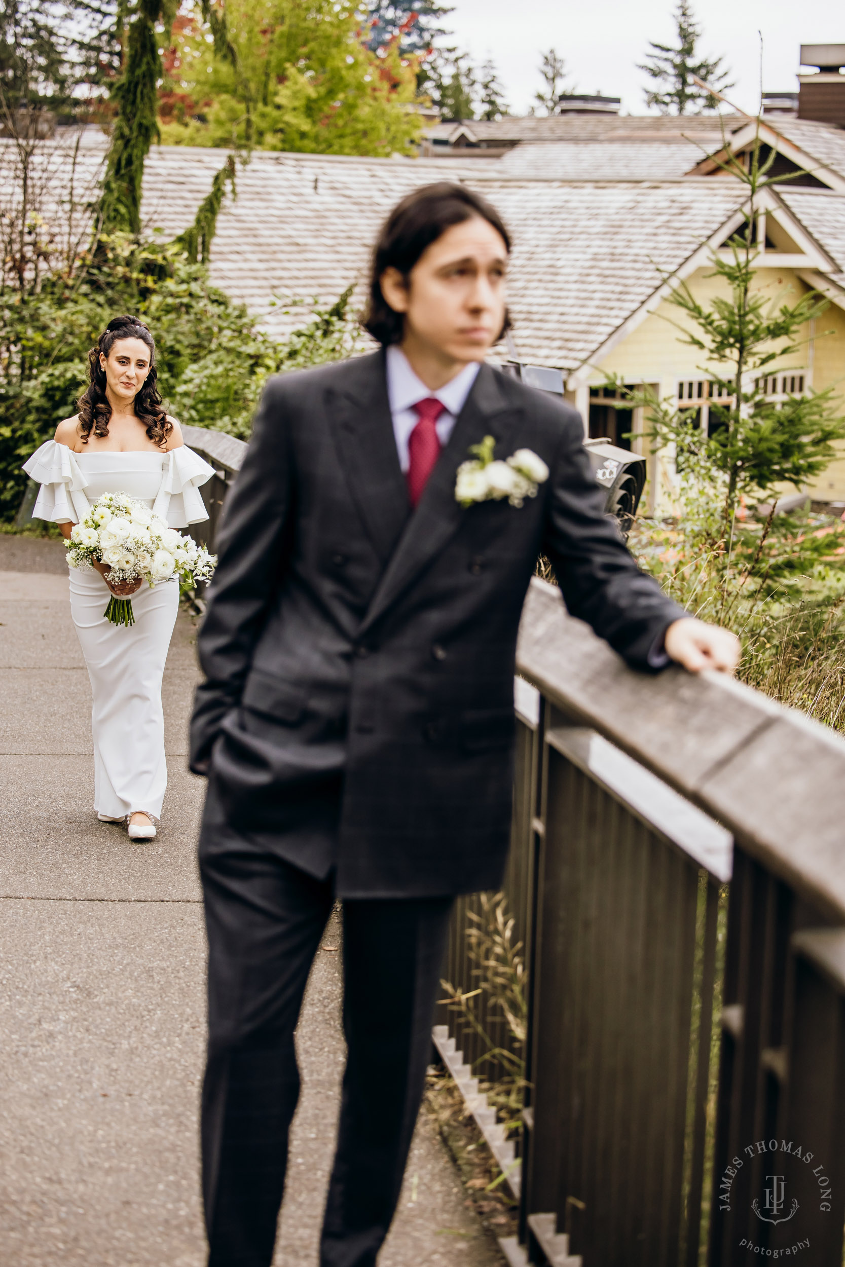 Salish Lodge Snoqualmie Falls wedding by Seattle wedding photographer James Thomas Long Photography