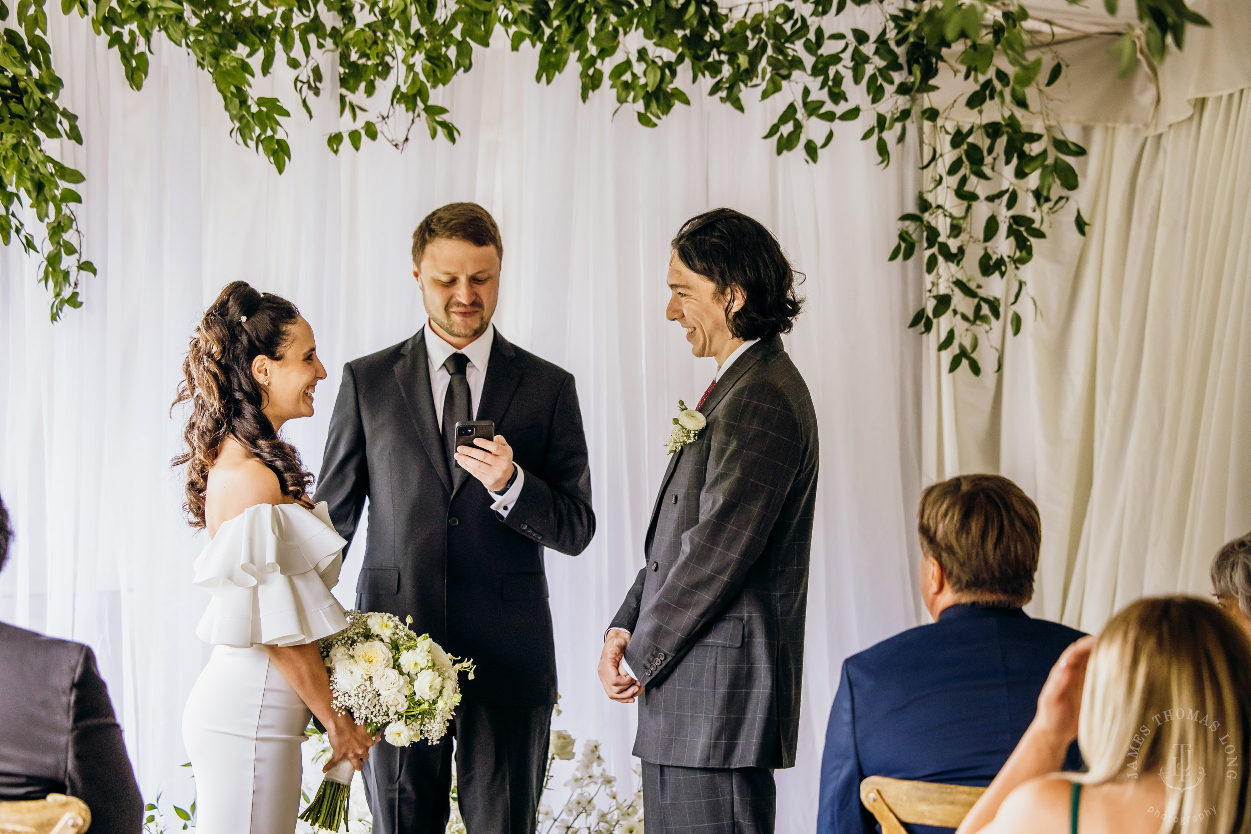 Salish Lodge Snoqualmie Falls wedding by Seattle wedding photographer James Thomas Long Photography