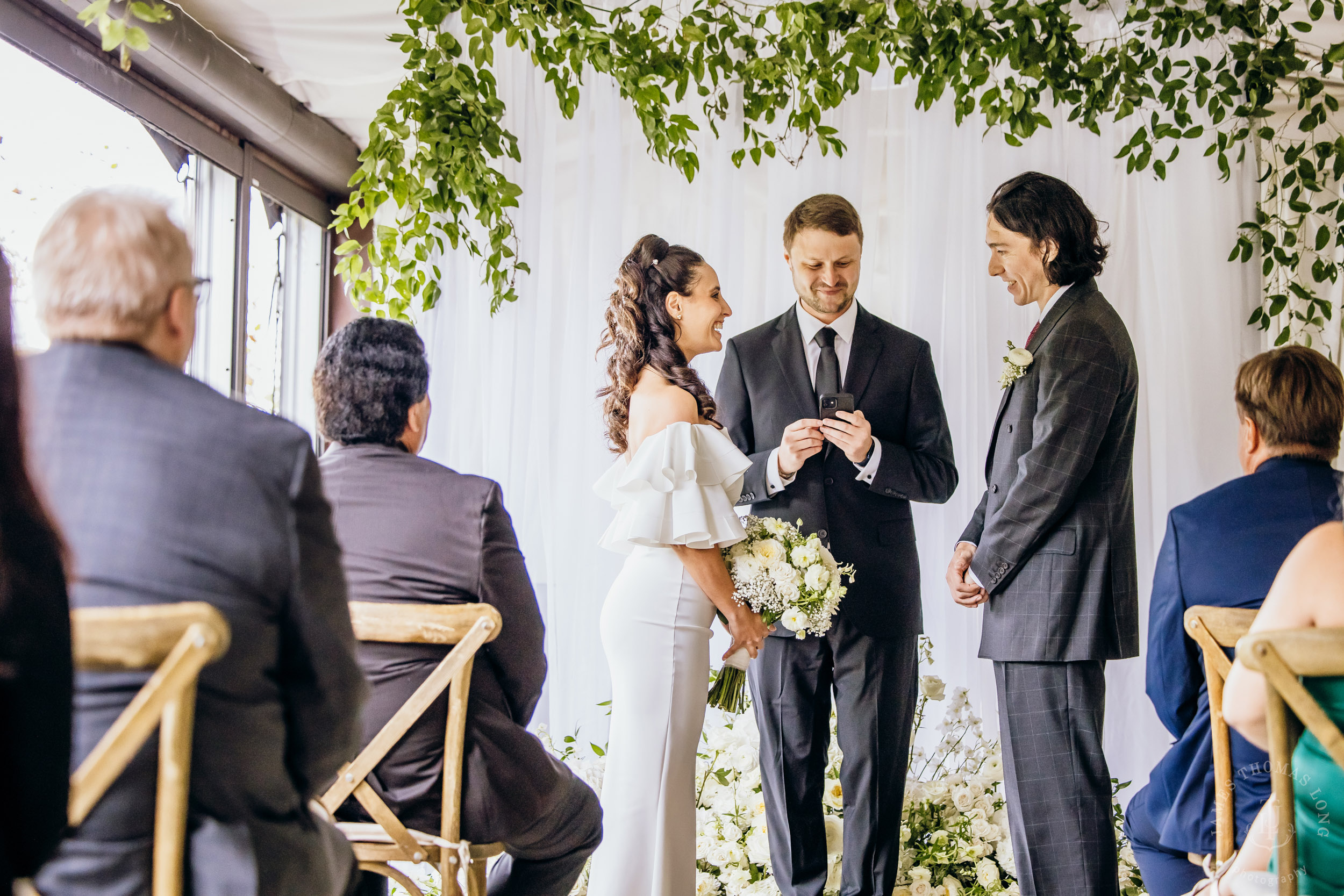 Salish Lodge Snoqualmie Falls wedding by Seattle wedding photographer James Thomas Long Photography