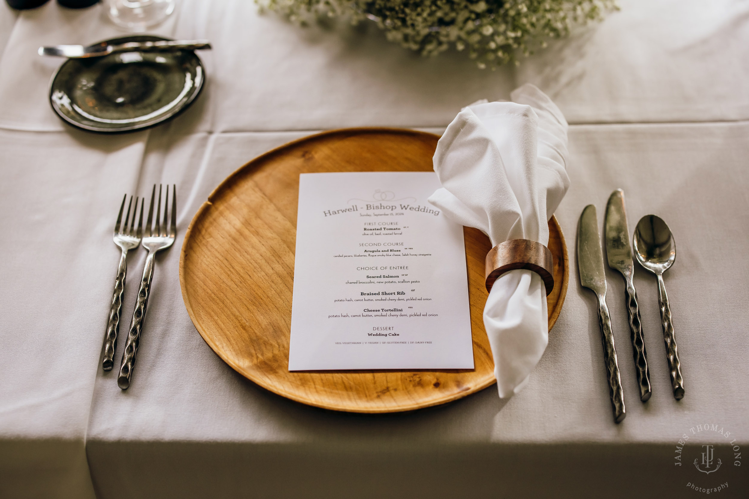 Salish Lodge Snoqualmie Falls wedding by Seattle wedding photographer James Thomas Long Photography