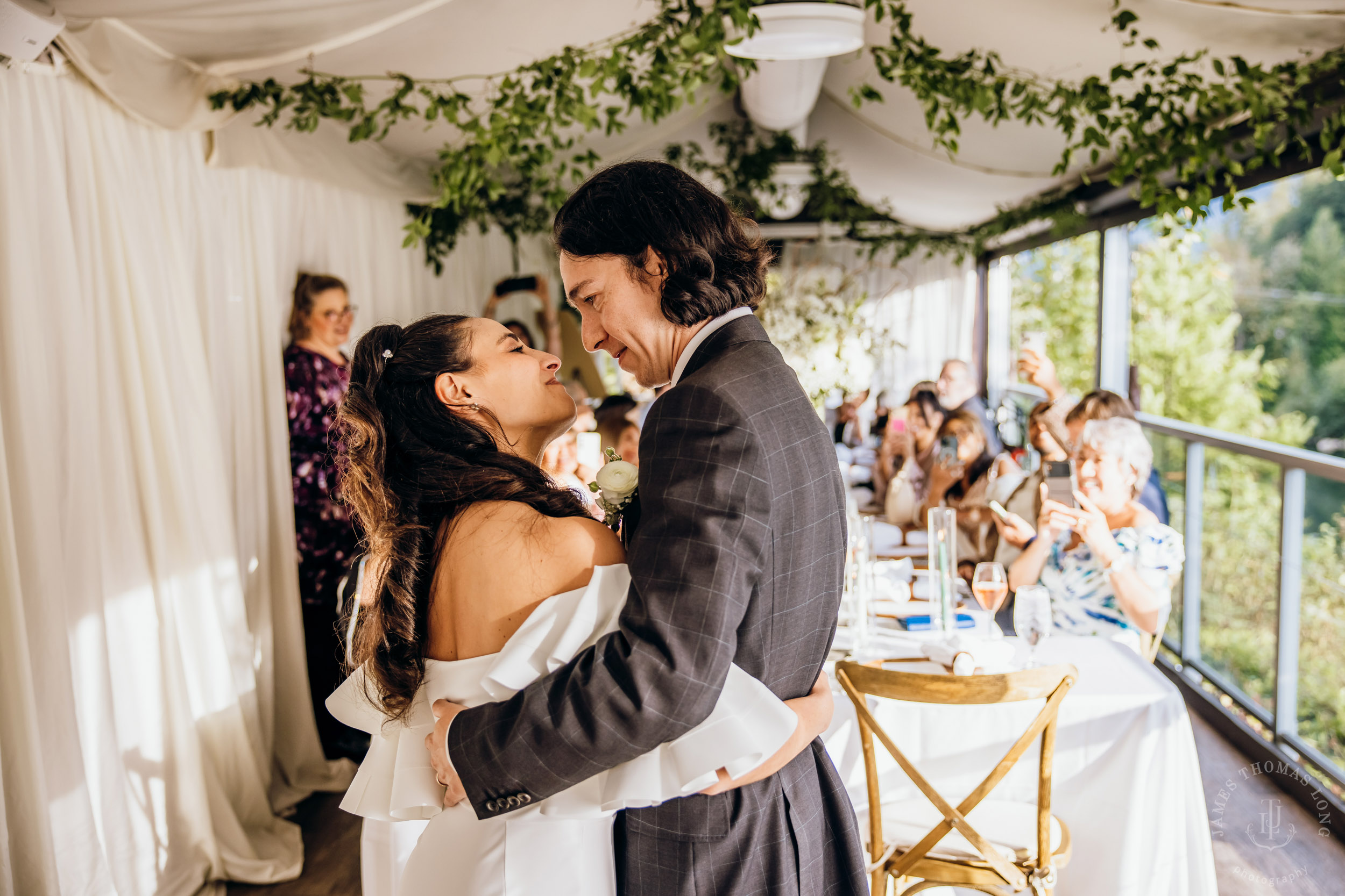 Salish Lodge Snoqualmie Falls wedding by Seattle wedding photographer James Thomas Long Photography