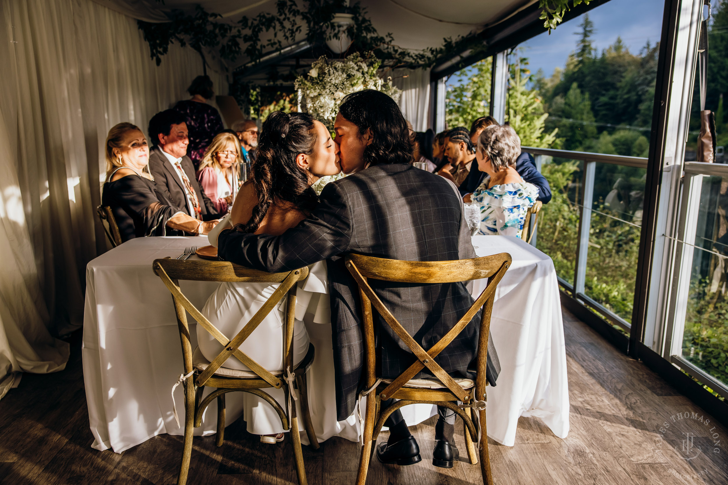 Salish Lodge Snoqualmie Falls wedding by Seattle wedding photographer James Thomas Long Photography